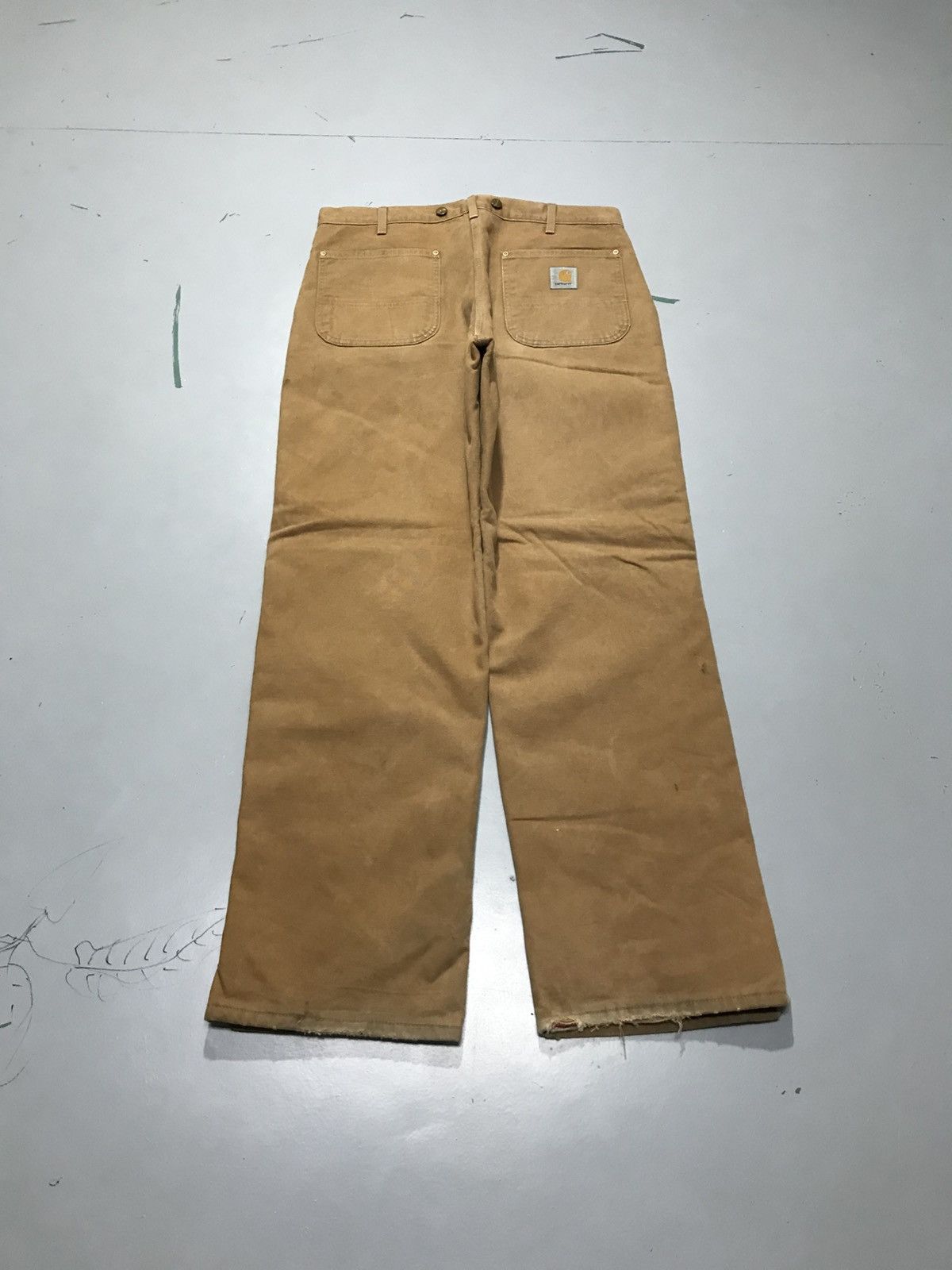 Carhartt Vintage carhartt B10 BRN quintet line workwear Size US 34 / EU 50 - 2 Thumbnail