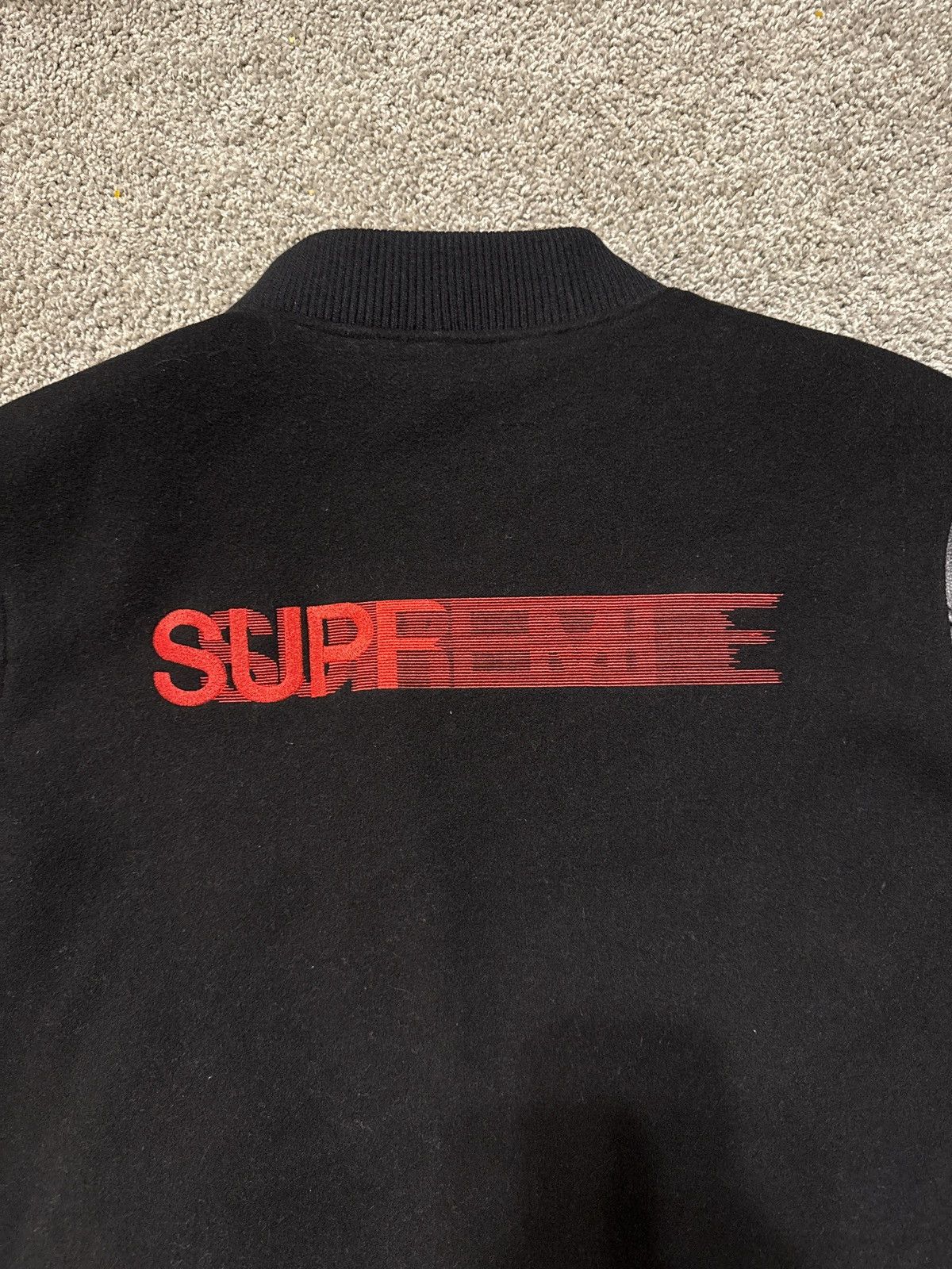 Supreme Supreme motion logo varsity jacket Size US XL / EU 56 / 4 - 2 Thumbnail