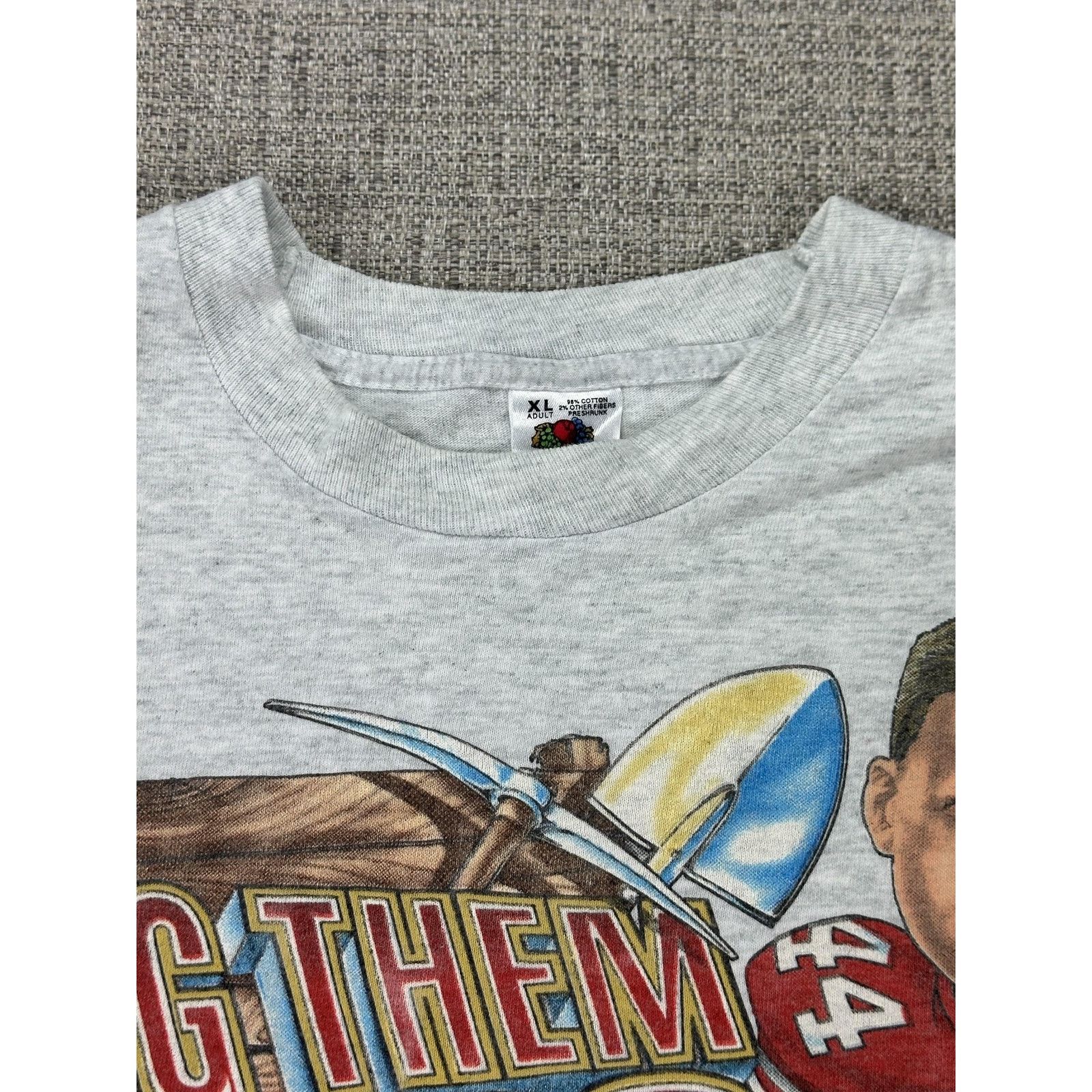 Fruit Of The Loom San Francisco 49ers Shirt XL Caricature Young Rice Holt 90s Size US XL / EU 56 / 4 - 9 Thumbnail