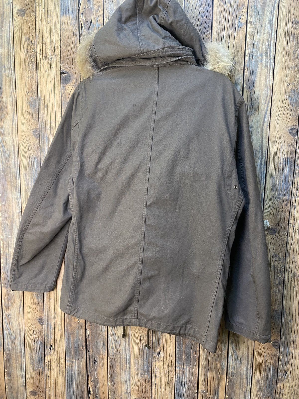 PPFM Vintage ppfm fur hoodie jacket Size US L / EU 52-54 / 3 - 2 Thumbnail