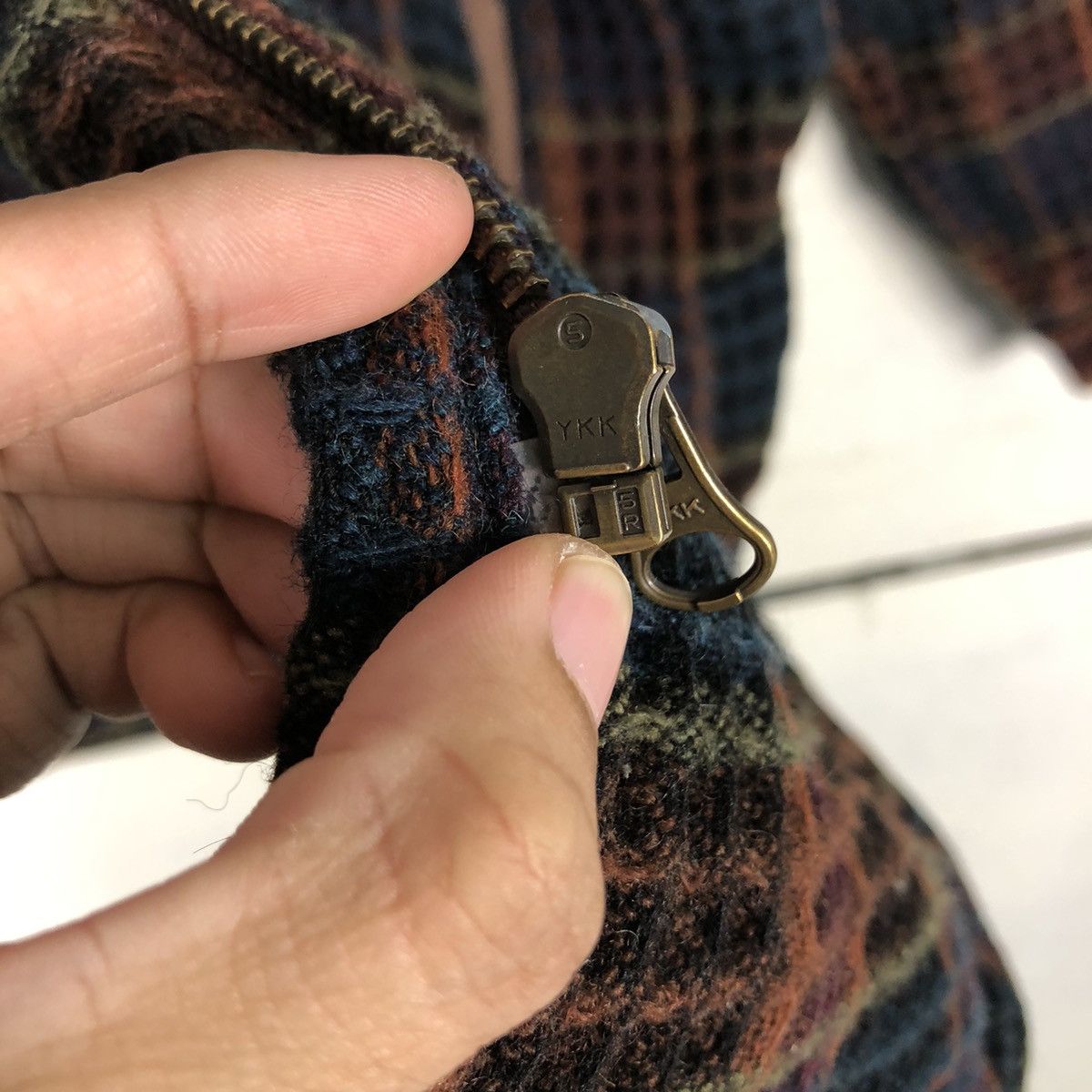 Japanese Brand 📌Vintage Wool Work Jacket Renown Tartan Design Issey Miyake Size US M / EU 48-50 / 2 - 18 Thumbnail