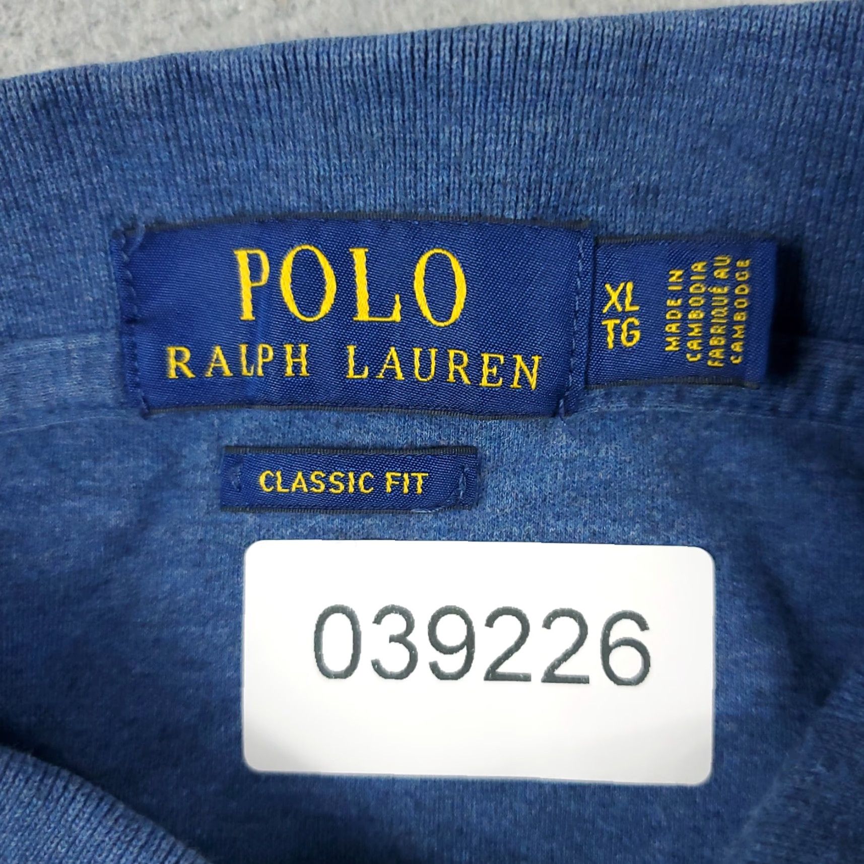 Ralph Lauren Ralph Lauren Polo Shirt Men's XL Blue Casual Short Sleeve Solid Cotton Size US XL / EU 56 / 4 - 8 Thumbnail