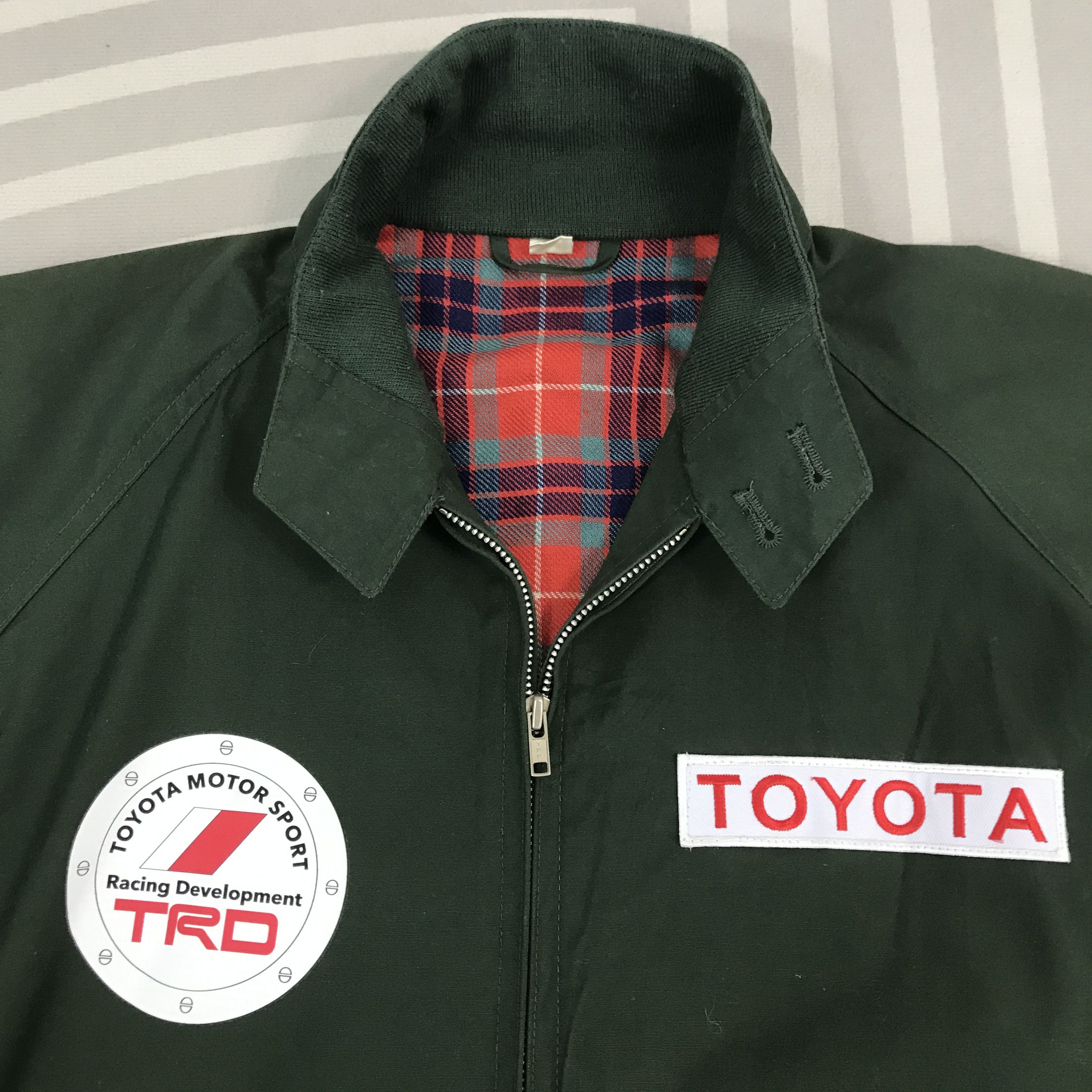 Japanese Brand × Vintage Vintage Toyota x TRD Racing Green Jacket Size US L / EU 52-54 / 3 - 8 Thumbnail