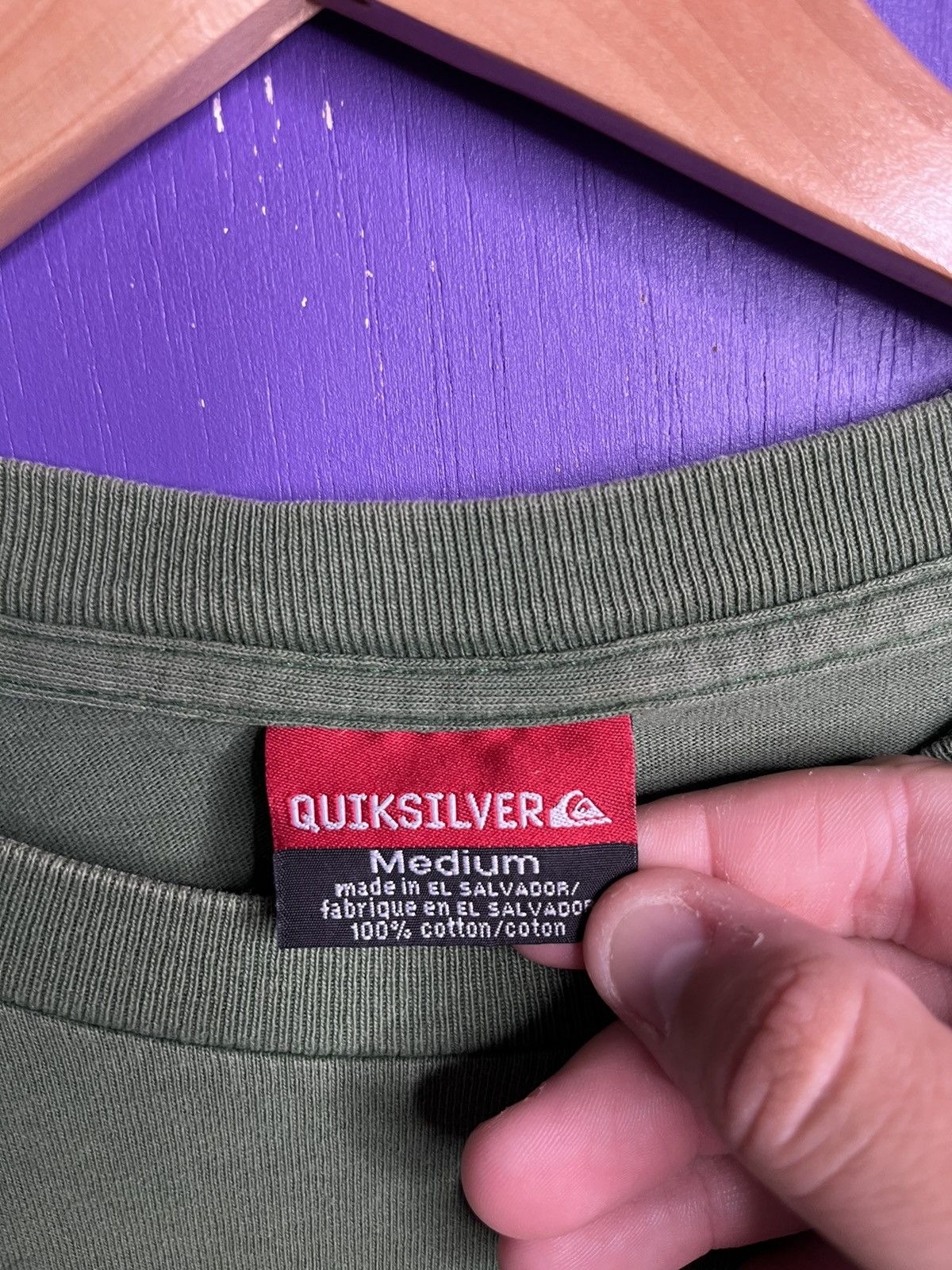 Quiksilver × Vintage Vintage ‘00s Quicksilver logo long-sleeve t-shirt Size US M / EU 48-50 / 2 - 4 Thumbnail
