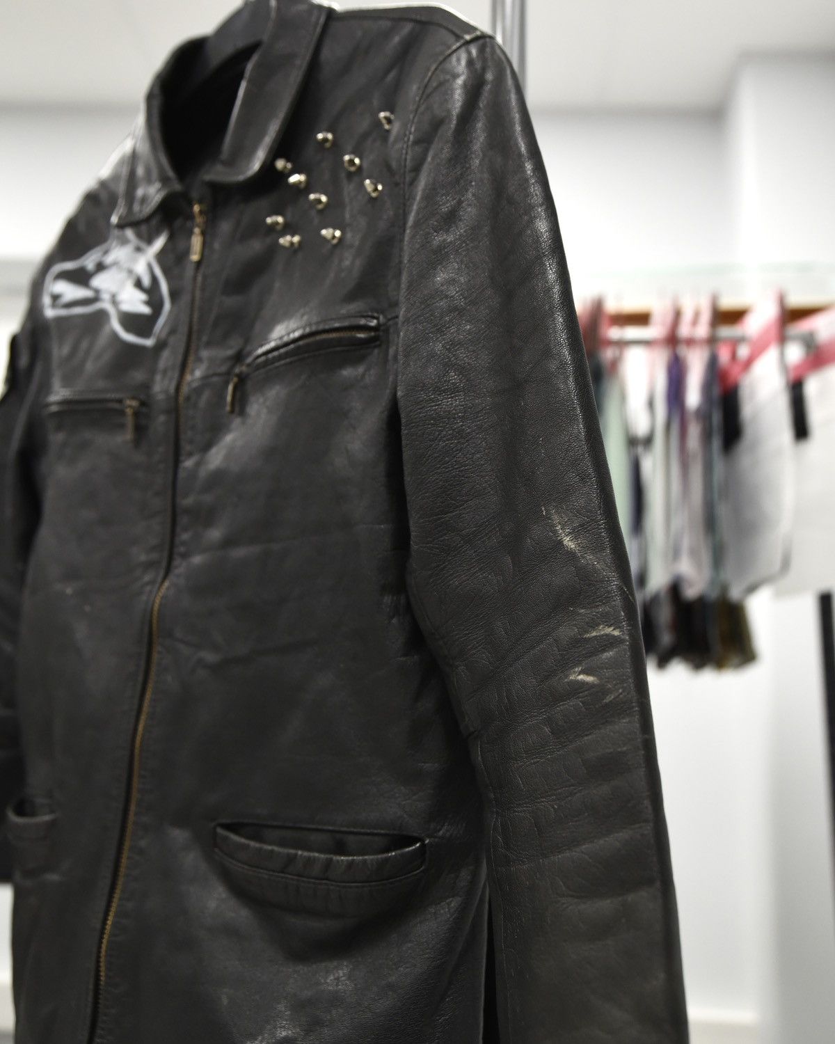 Band Tees × Vintage Vintage Kenvelo X DDR Punk X ZSK Leather Jacket Size US M / EU 48-50 / 2 - 7 Thumbnail