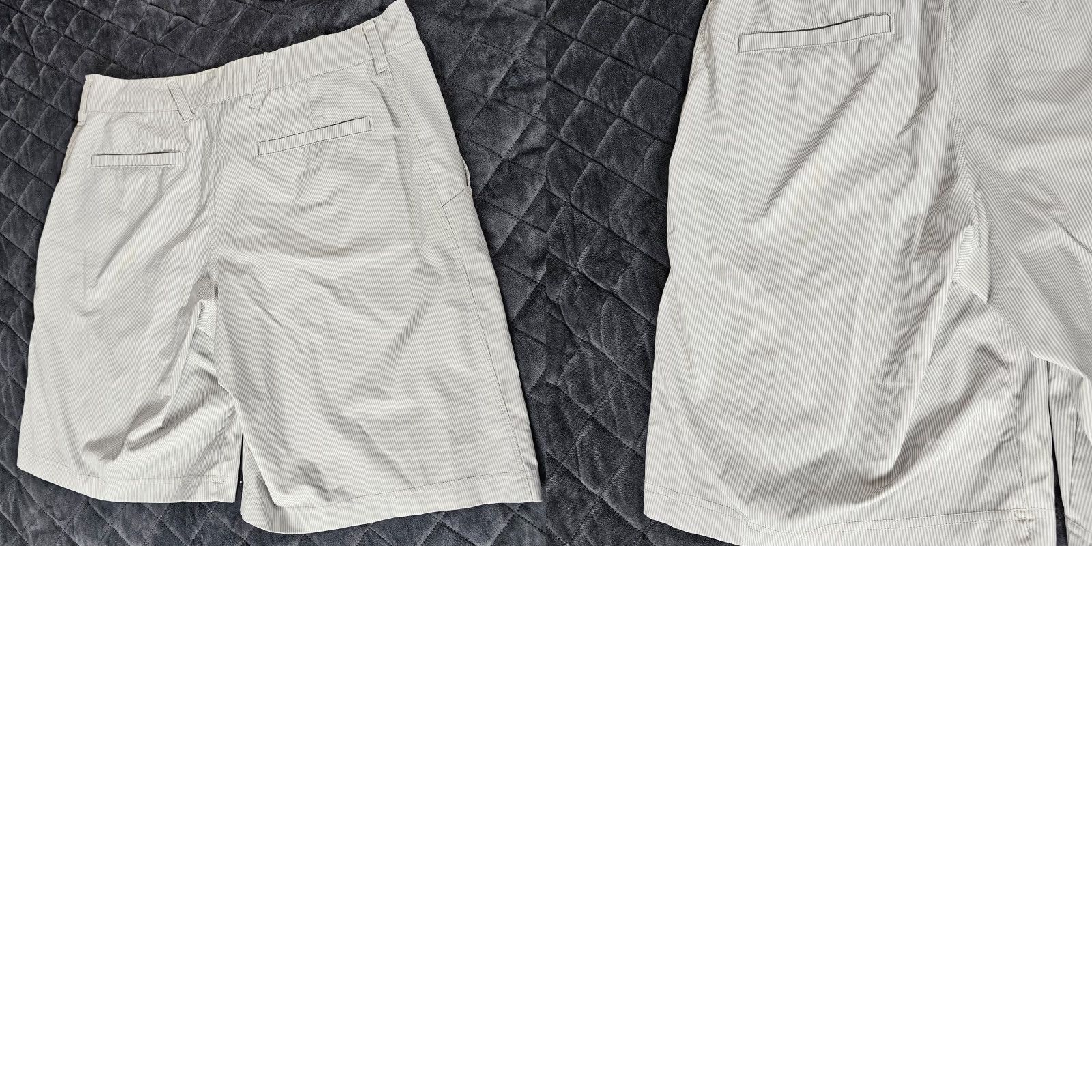 Champion Champion Shorts Mens 34 W Beige Striped Golfing Golfer Preppy Dry Zip Size US 34 / EU 50 - 8 Thumbnail