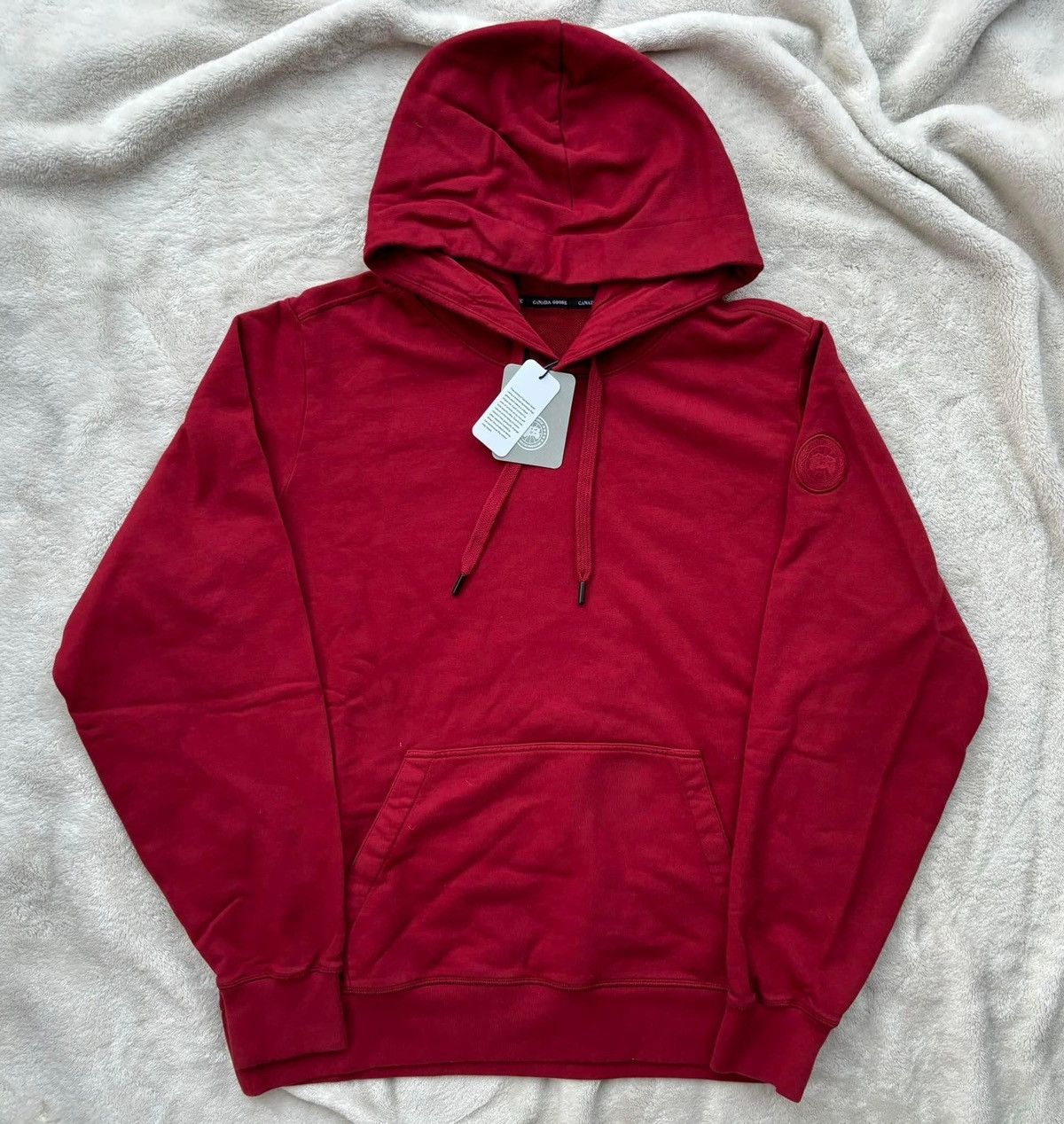 image of Canada Goose Huron Inferno Red / Burgundy Hoodie, Men's (Size XL)