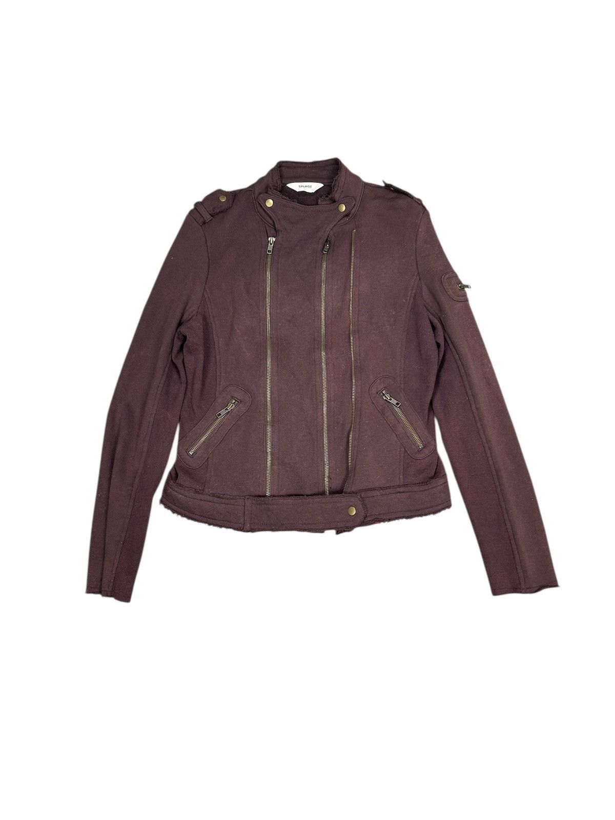 If Six Was Nine Splage Asymmetrical Zipper Jacket. J0116 Size M / US 6-8 / IT 42-44 - 1 Thumbnail