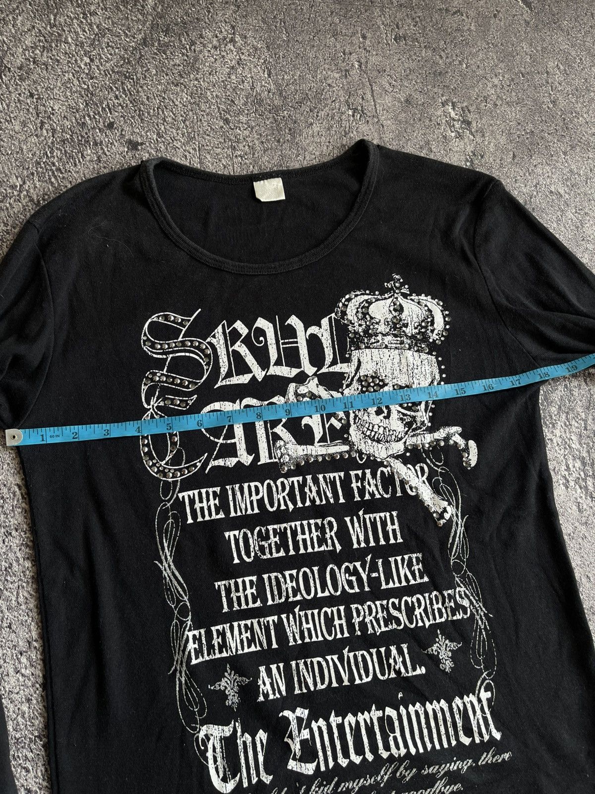 Japanese Brand Y2K Corn Flake Skull ifsixwasnine long sleeve Size US M / EU 48-50 / 2 - 10 Thumbnail