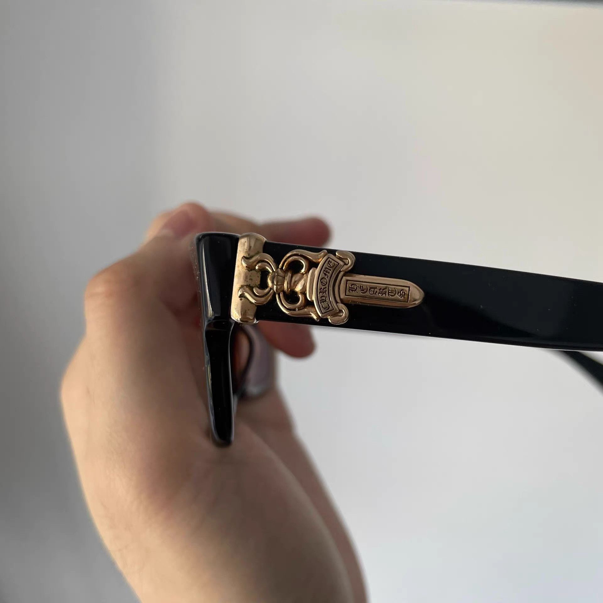 Chrome Hearts Chrome Hearts Black Dagger Silver Plated Eyeglasses Frame Size ONE SIZE - 7 Thumbnail