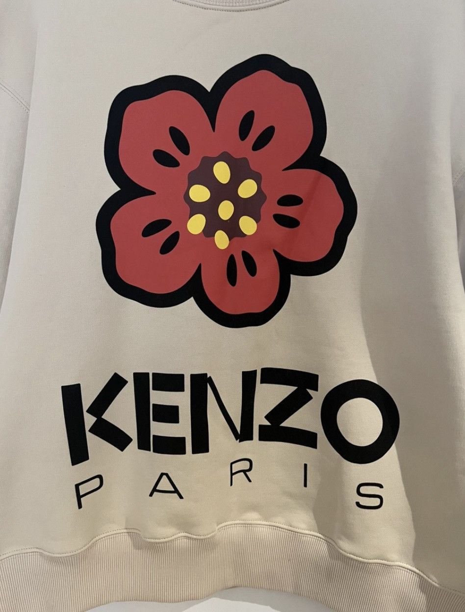 Kenzo KENZO Sweatshirt XL International beige fleece Size US XL / EU 56 / 4 - 10 Thumbnail