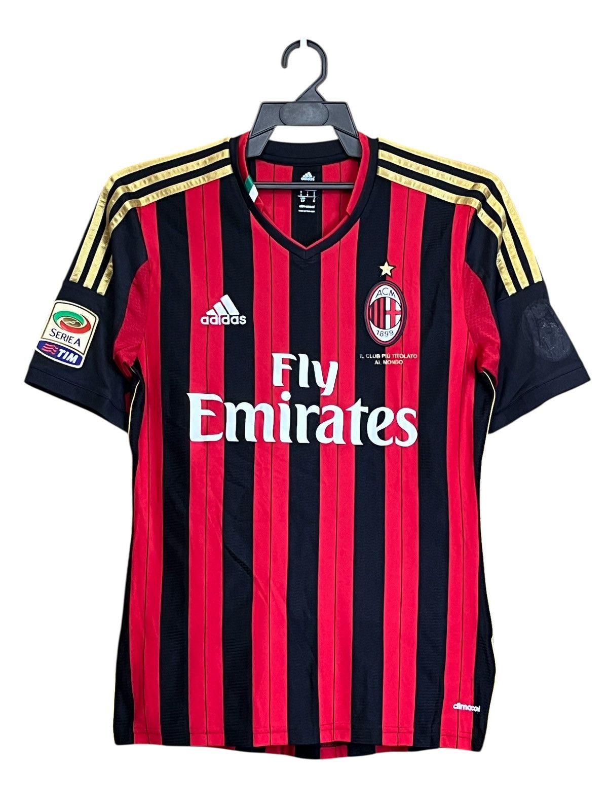 Adidas AC MILAN 2013 home jersey by adidas #10 keisuke honda Size US S / EU 44-46 / 1 - 2 Thumbnail