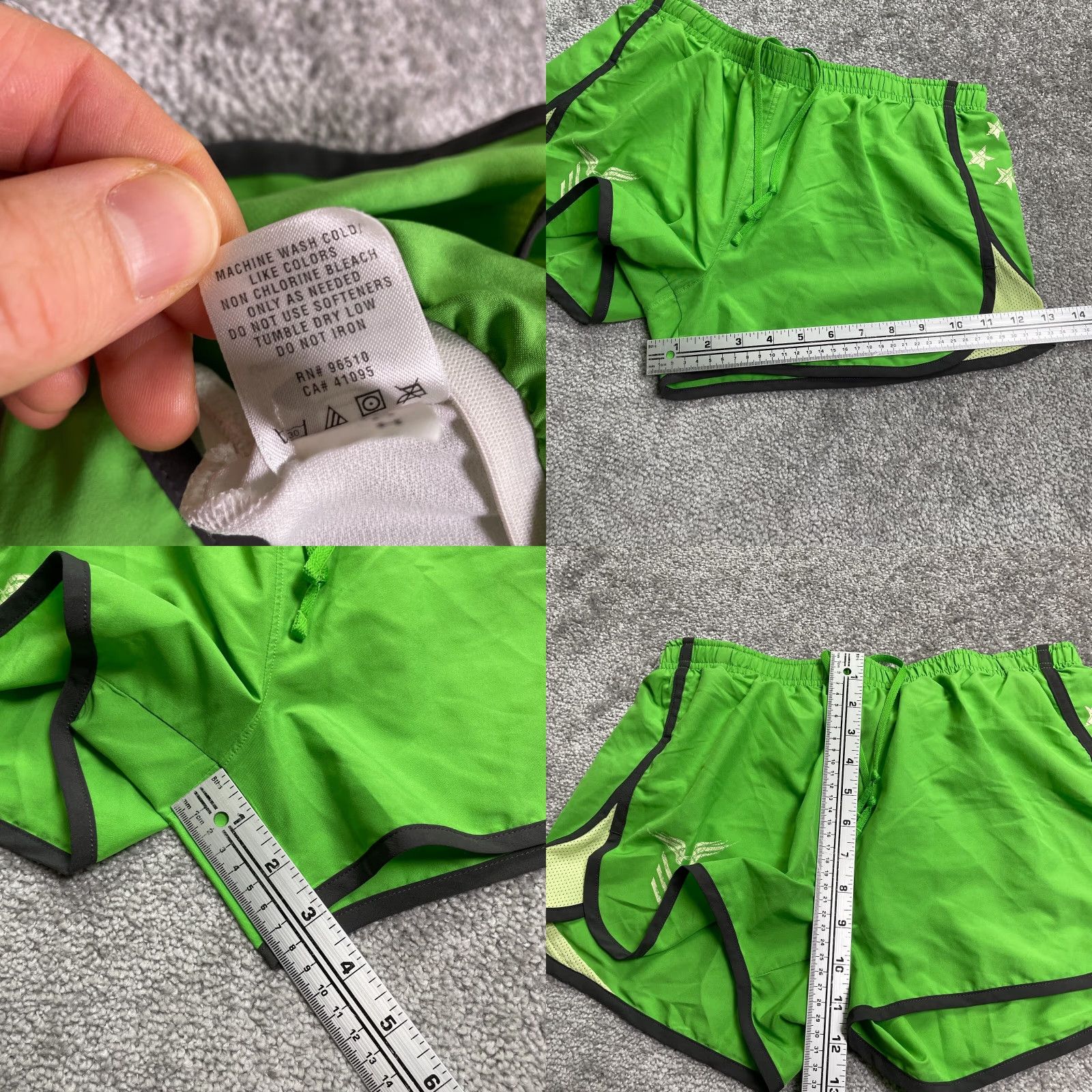 Under Armour Under Armour Loose Active Shorts Womens M Green Drawstring Athletic 28x3 Size 28" / US 6 / IT 42 - 8 Thumbnail