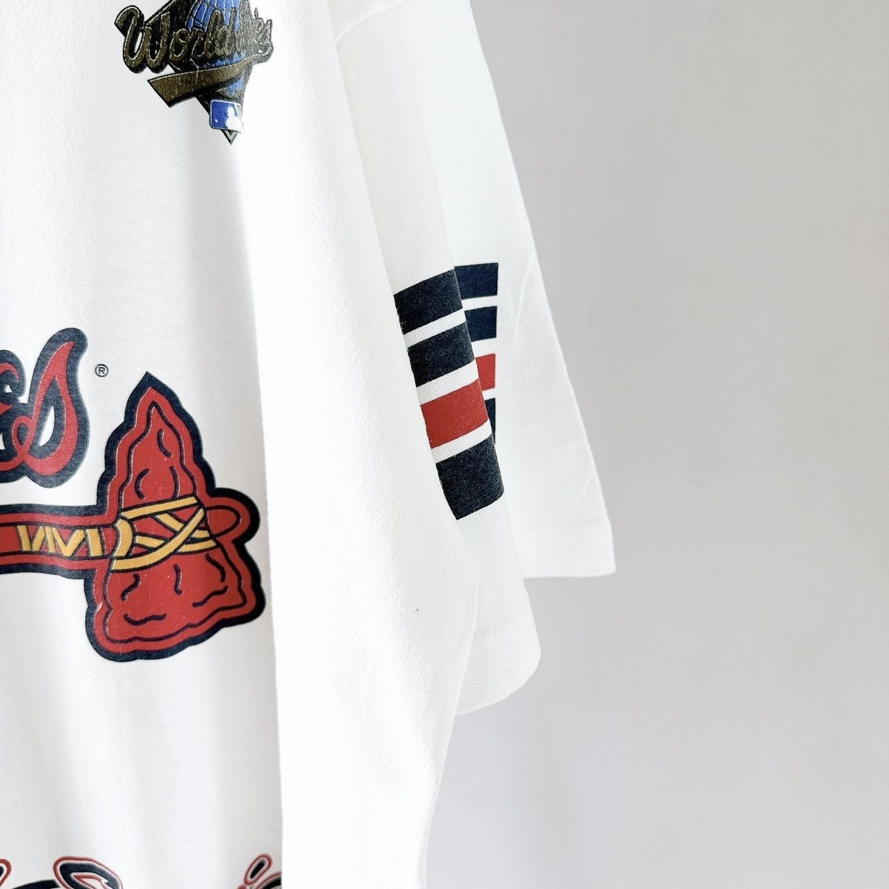 Salem Sportswear × Vintage 90s Atlanta Braves MLB t-shirt/ XL Size US L / EU 52-54 / 3 - 5 Thumbnail
