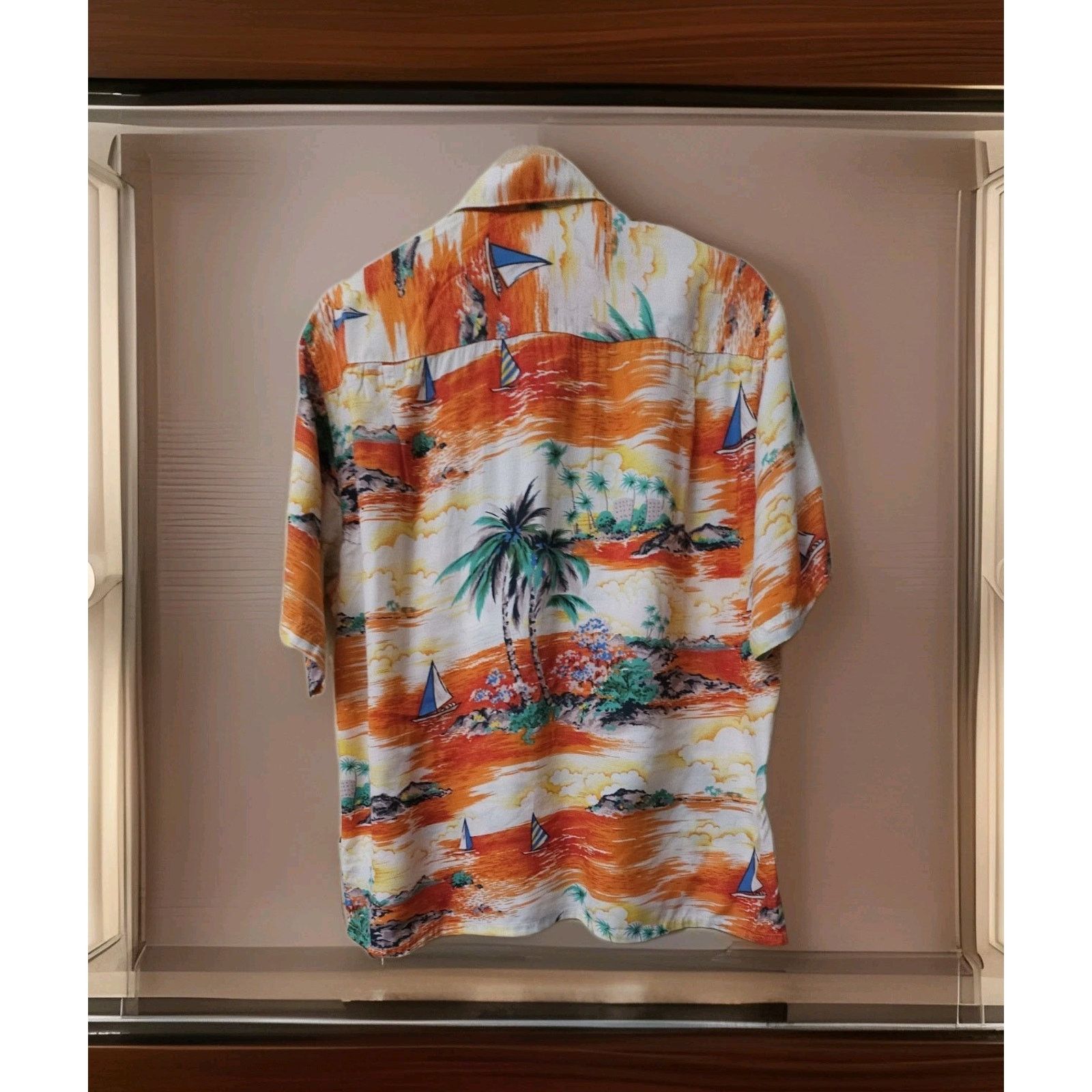 Other Vintage Bouvy Windsurfing Sail Surf Hawaiian Button Up Shirt Size US L / EU 52-54 / 3 - 2 Thumbnail
