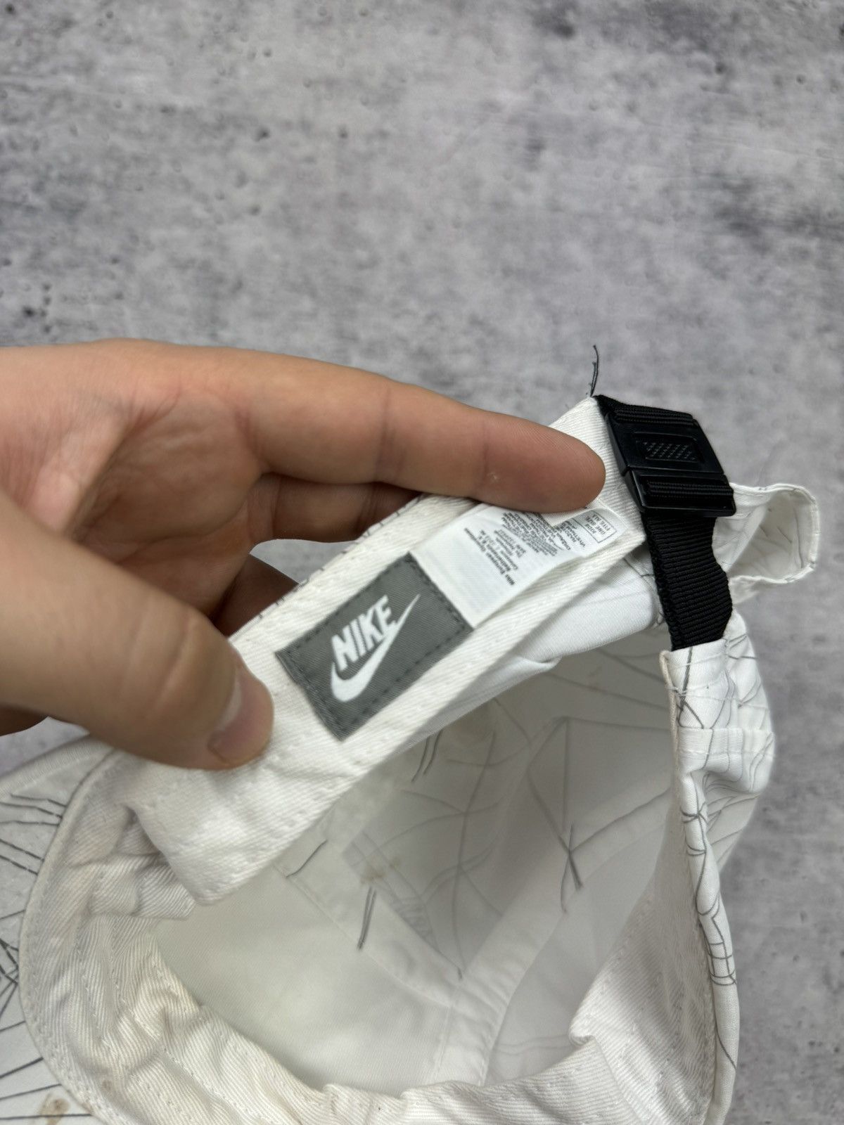 Nike × Vintage Vintage 90’s Y2K Style Nike Swoosh Logo Cap Hat S-M Size ONE SIZE - 14 Thumbnail