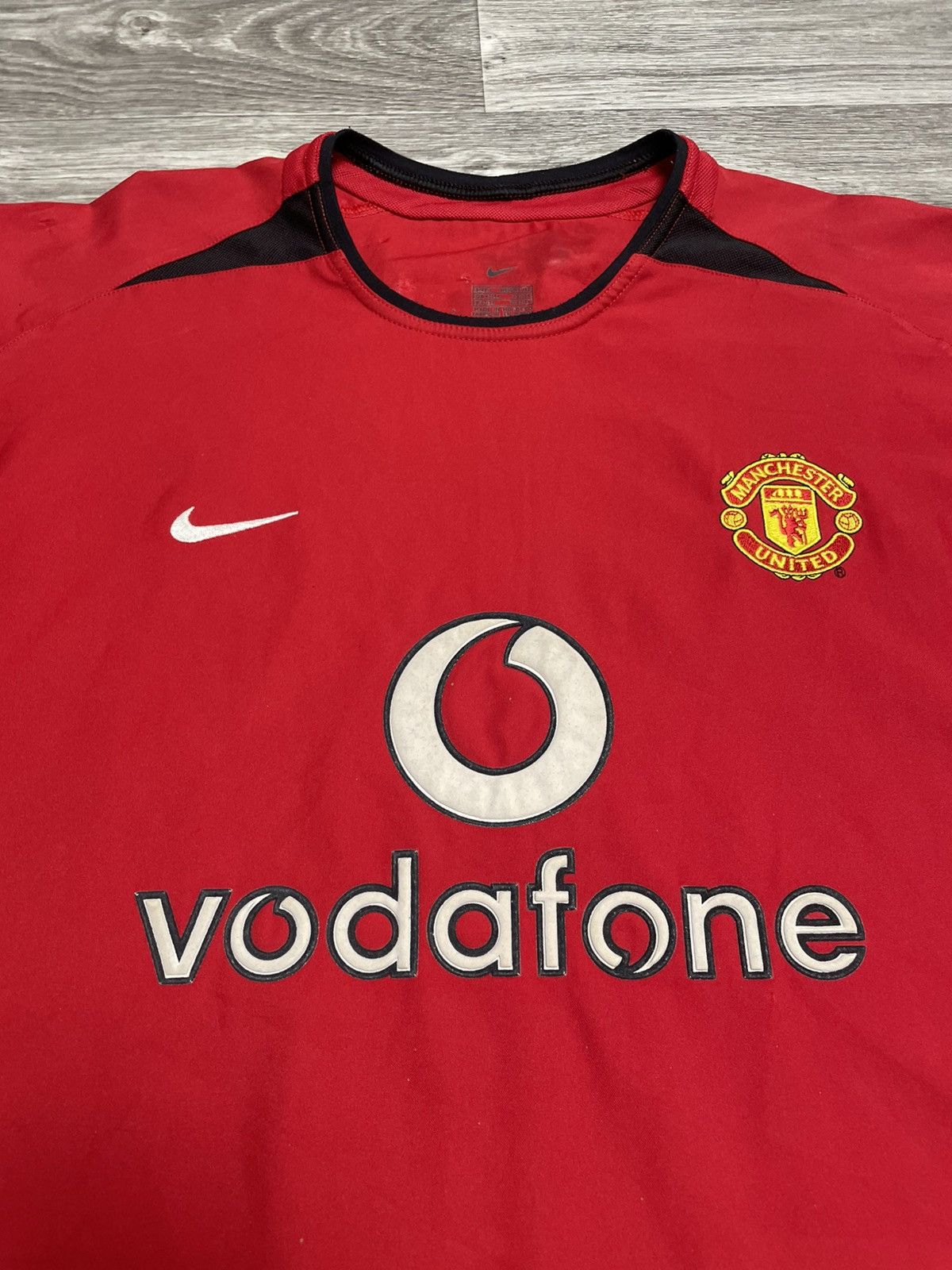 Nike VINTAGE NIKE 2002-04 MANCHESTER UNITED SHIRT SOCCER JERSEY Size US L / EU 52-54 / 3 - 5 Thumbnail
