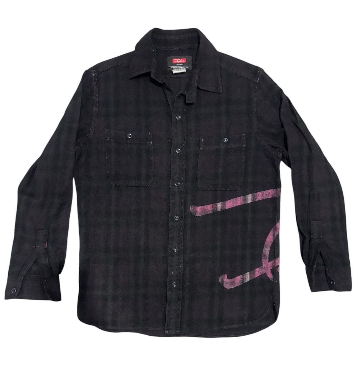 Futura × Japanese Brand Vintage Futura Brooklyn Flannel Shirt Big Logo Made in Japan Size US M / EU 48-50 / 2 - 2 Thumbnail