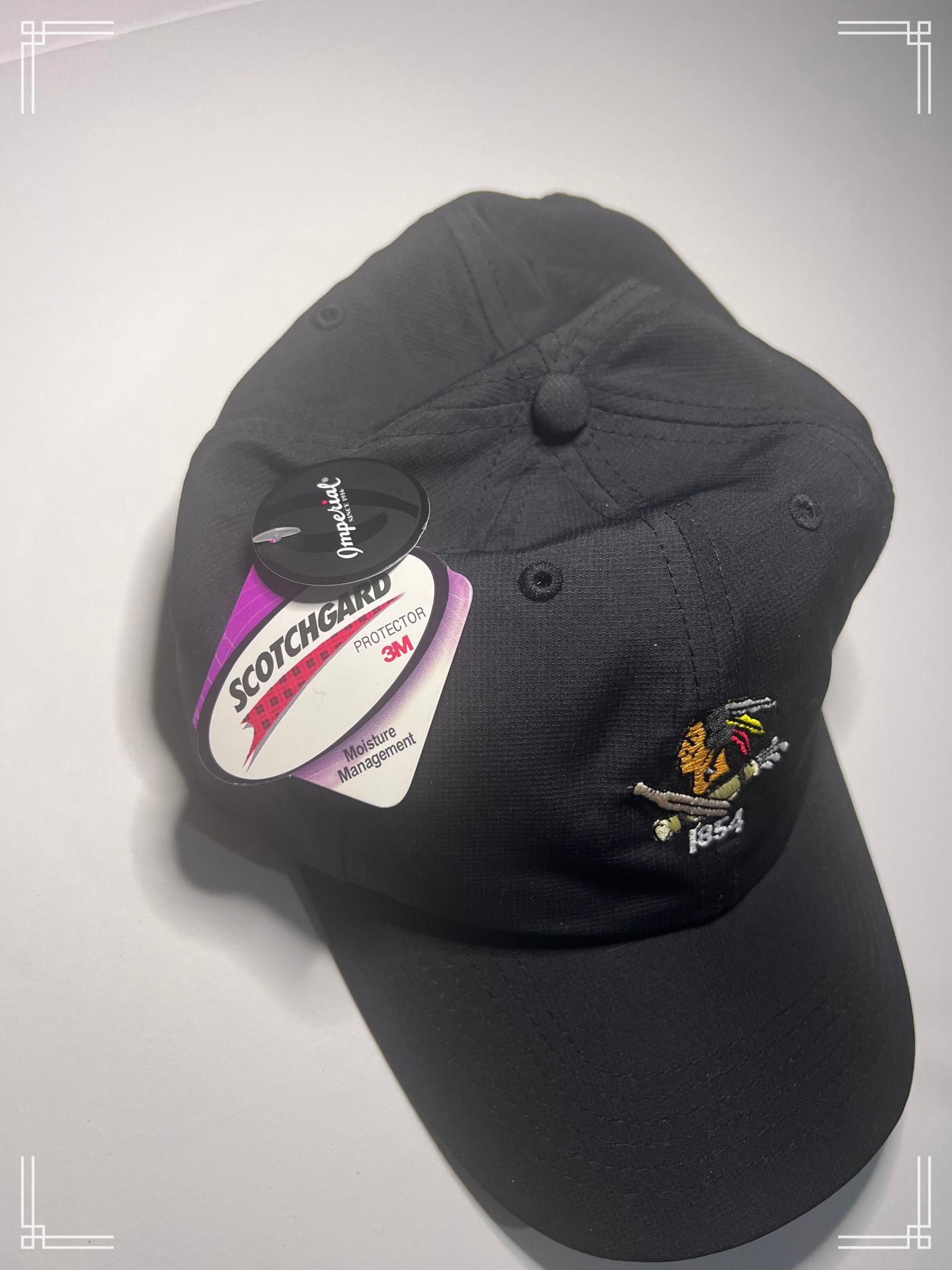 Designer Black 1854 Embroidered Baseball Cap Size ONE SIZE - 2 Thumbnail
