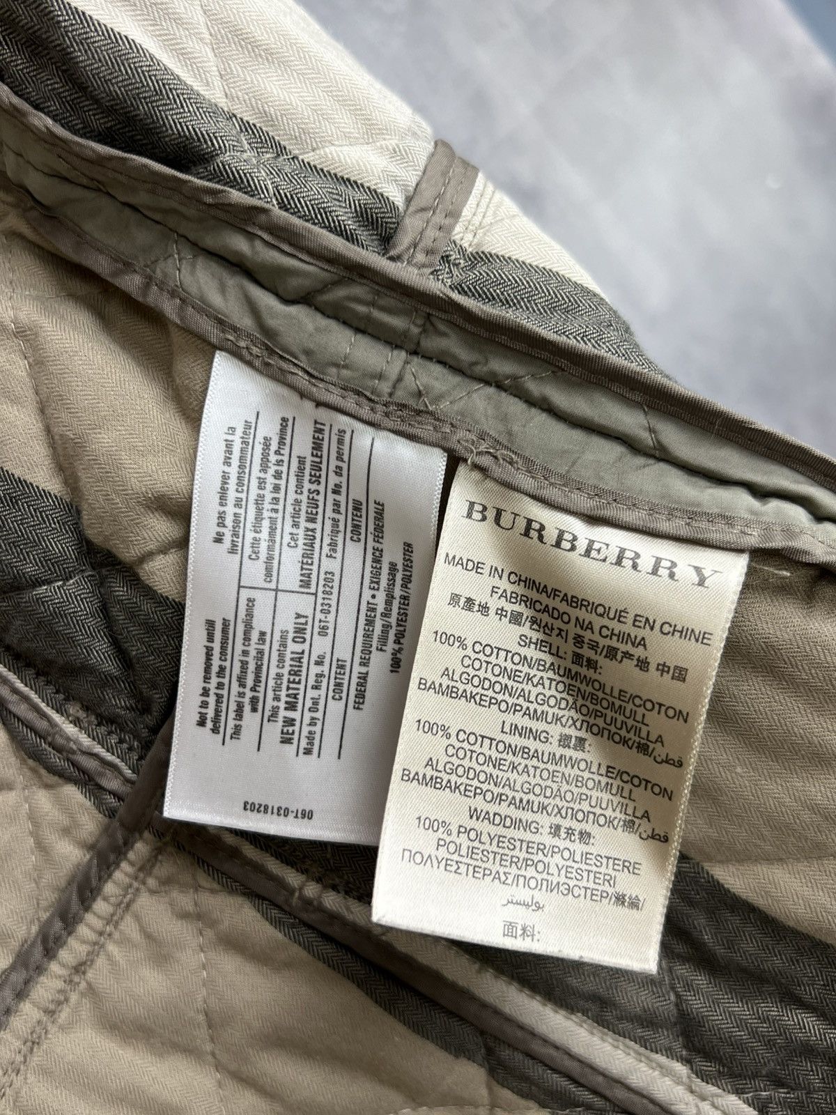 Burberry burberry brit utility nova check women’s green jacket size s Size S / US 4 / IT 40 - 13 Thumbnail