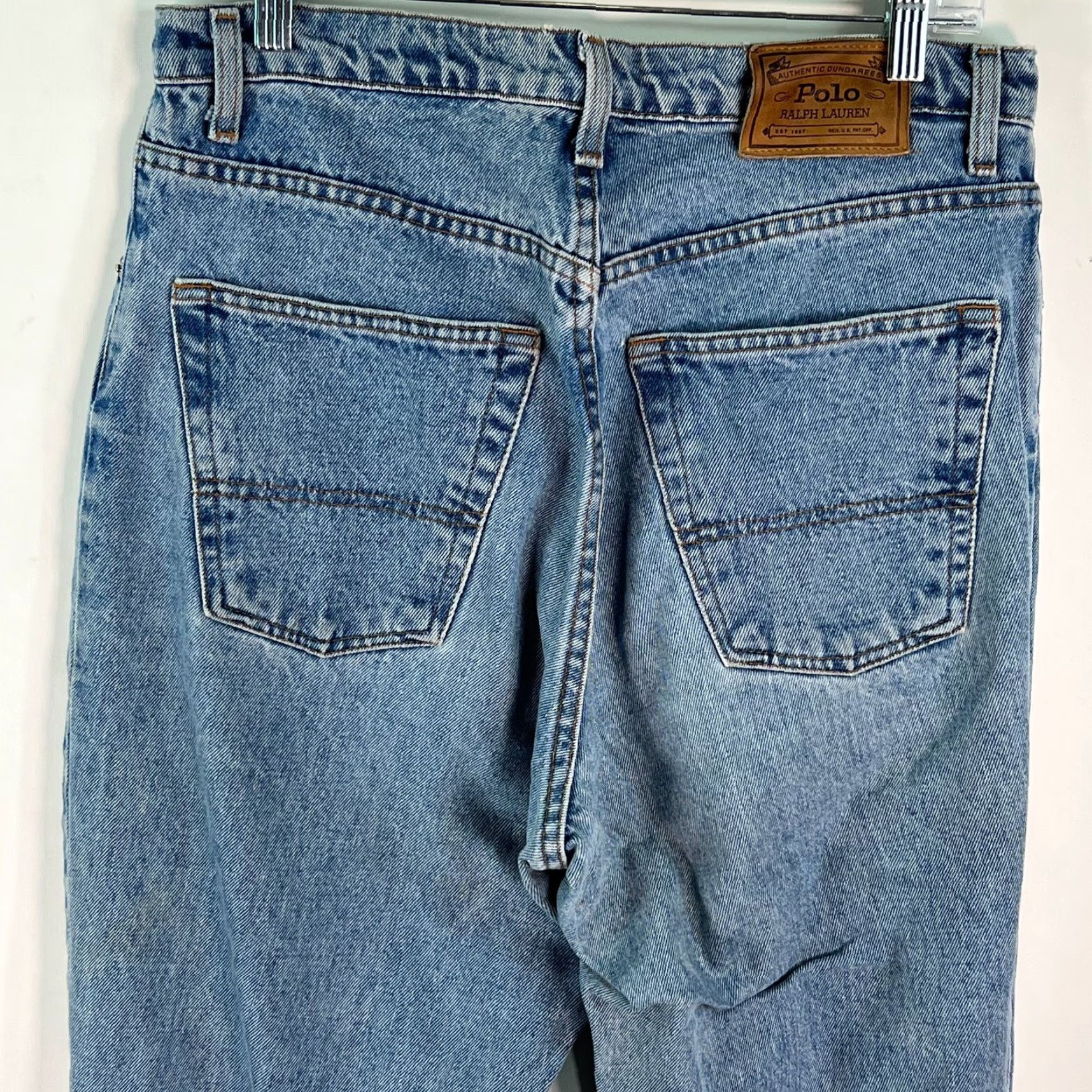Polo Ralph Lauren Polo Ralph Lauren Jeans Denim 5-Pocket Flat Front Blue Mens 33X34 Size US XS / EU 42 / 0 - 4 Thumbnail