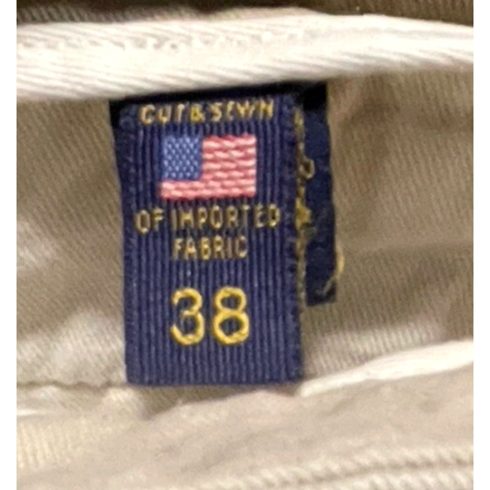 Penn VINTAGE Penn Bilt Khaki Pants Mens Sz 39x26.5 Casual Business Travel Beige Cotton Spandex Size US 38 / EU 54 - 4 Thumbnail