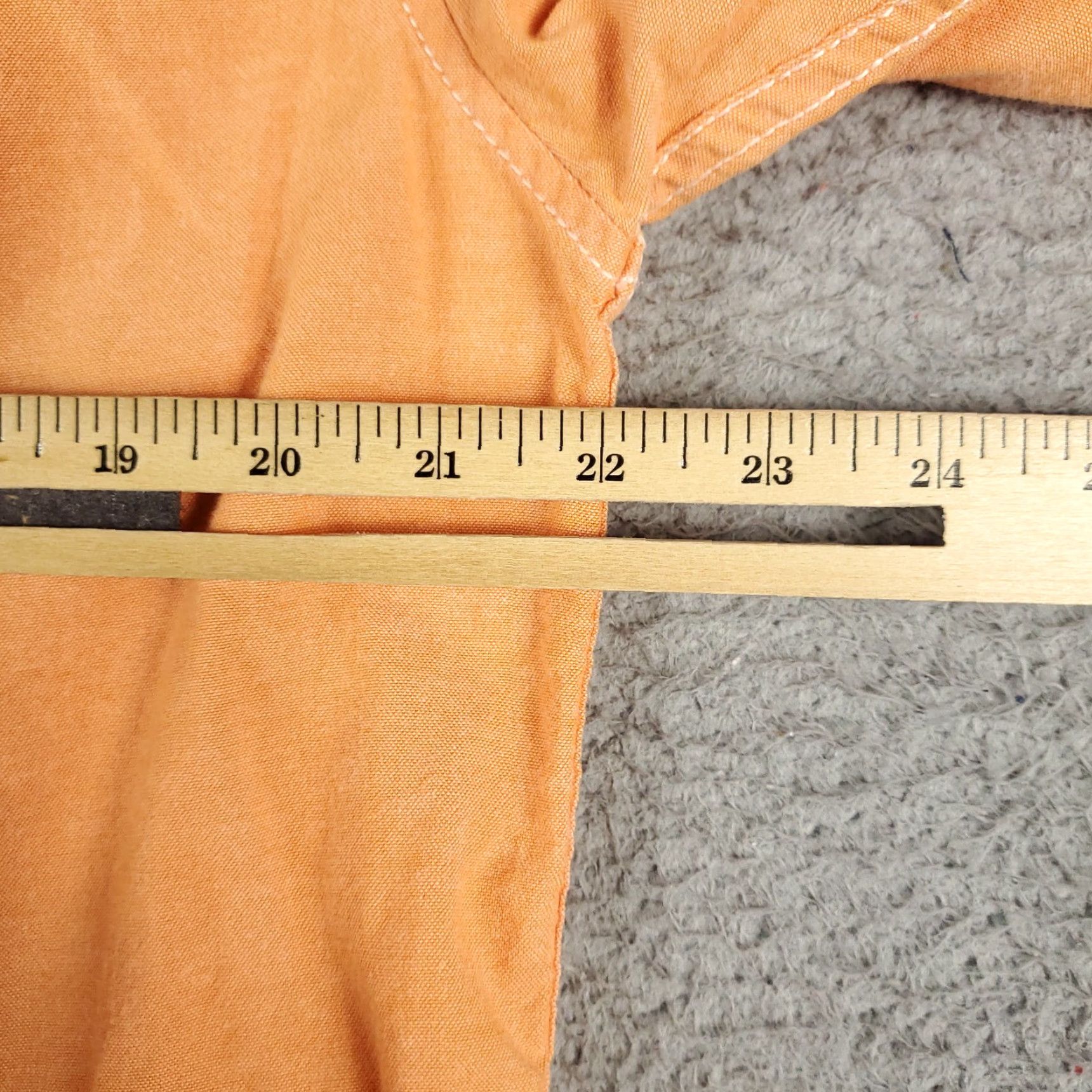 Nautica Nautica Button-Up Shirt Mens Large Orange Long Sleeve Casual Regular Fit Size US L / EU 52-54 / 3 - 5 Thumbnail