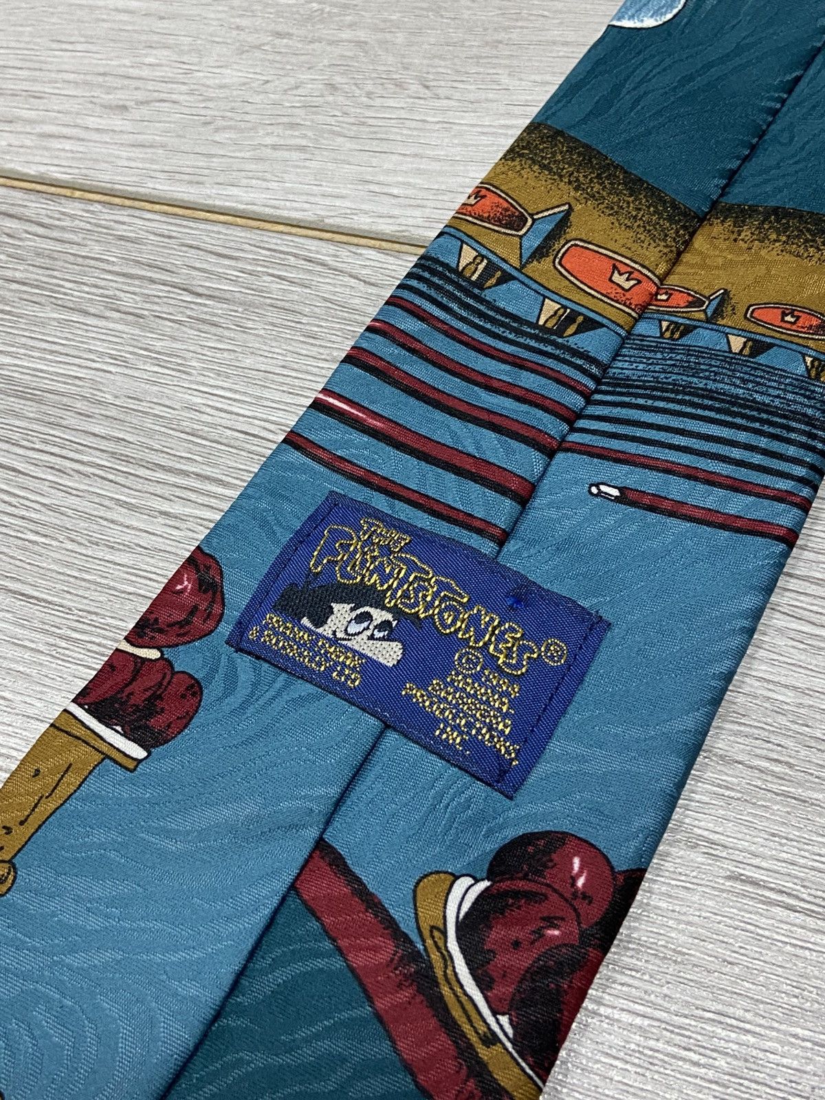 Cartoon Network Flinstones tie over print vintage Size ONE SIZE - 3 Thumbnail