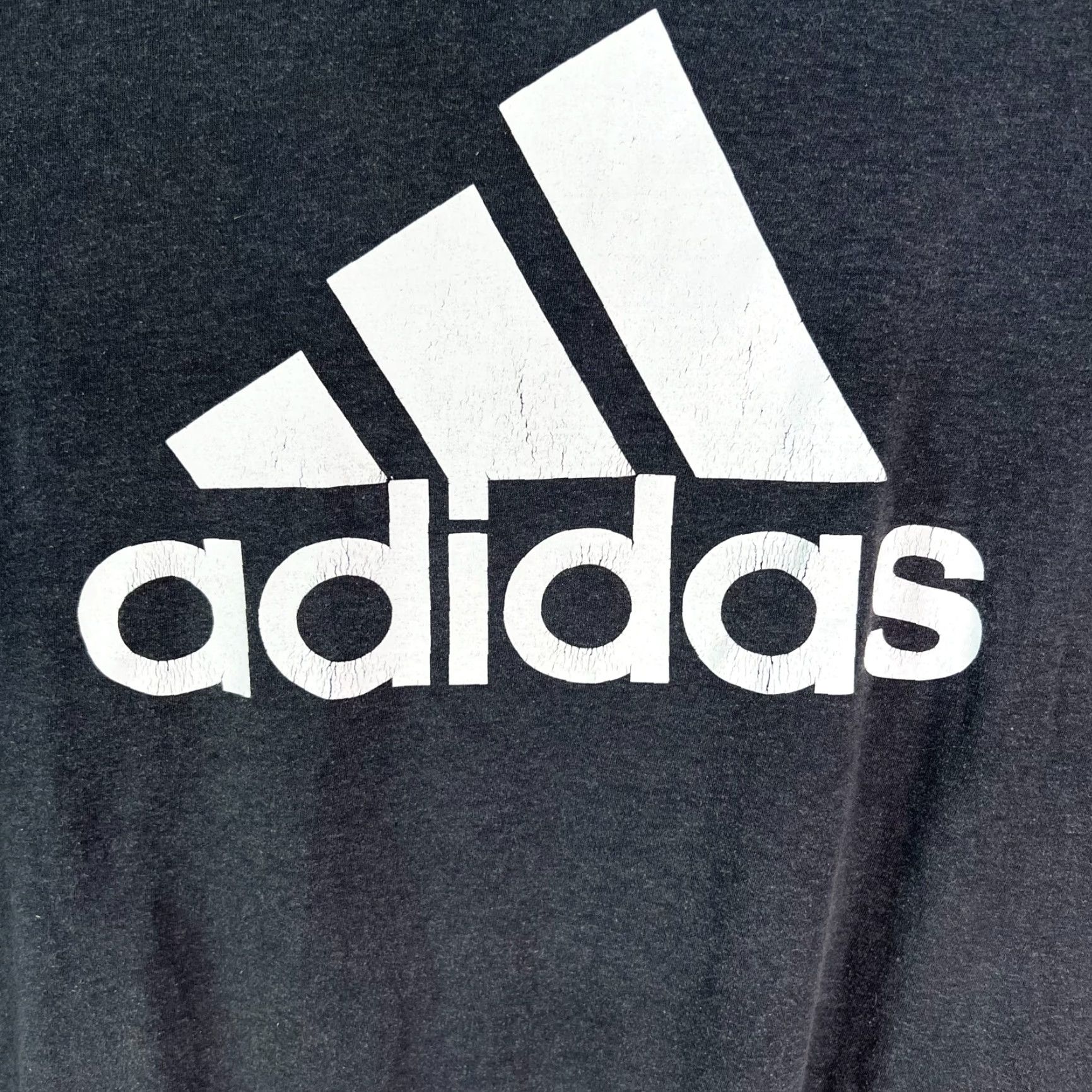 Adidas Adidas Shirt Mens Climate Control Black Casual Big Logo XL T Shirt Gray Size US XL / EU 56 / 4 - 2 Thumbnail