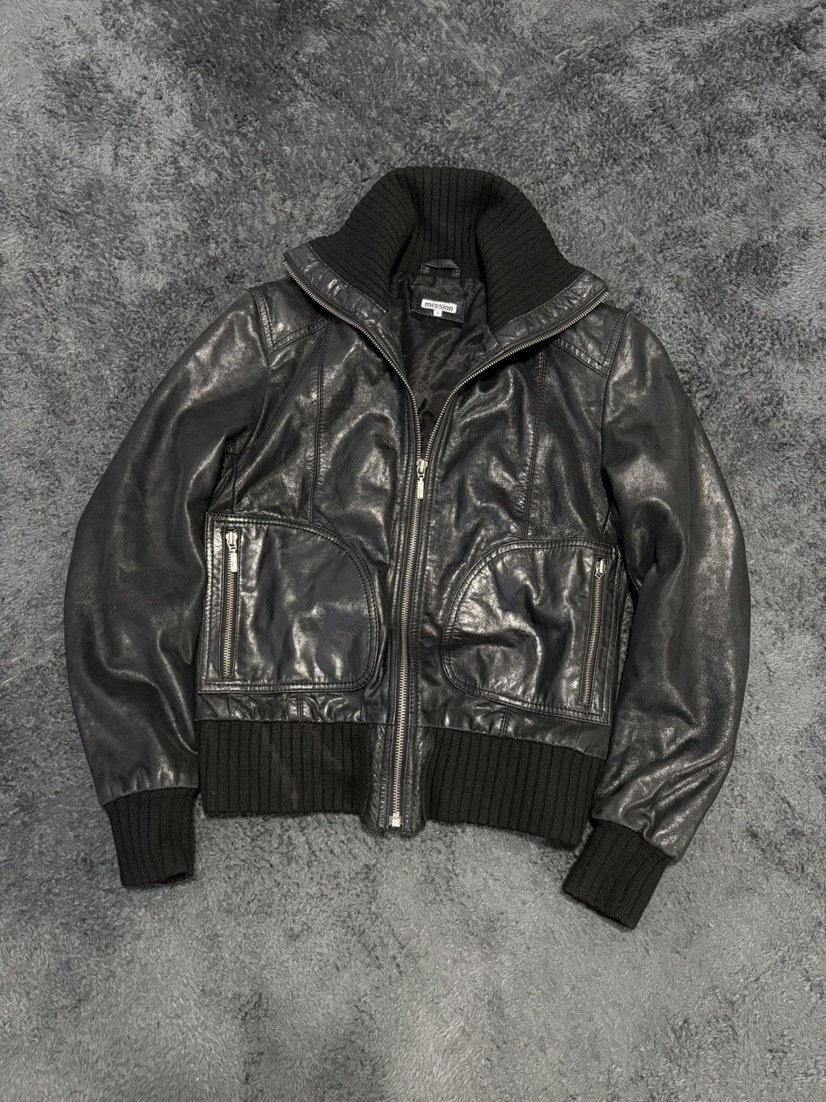 Hysteric Glamour × Undercover 00s Vintage Real Leather Y2K Cropped 