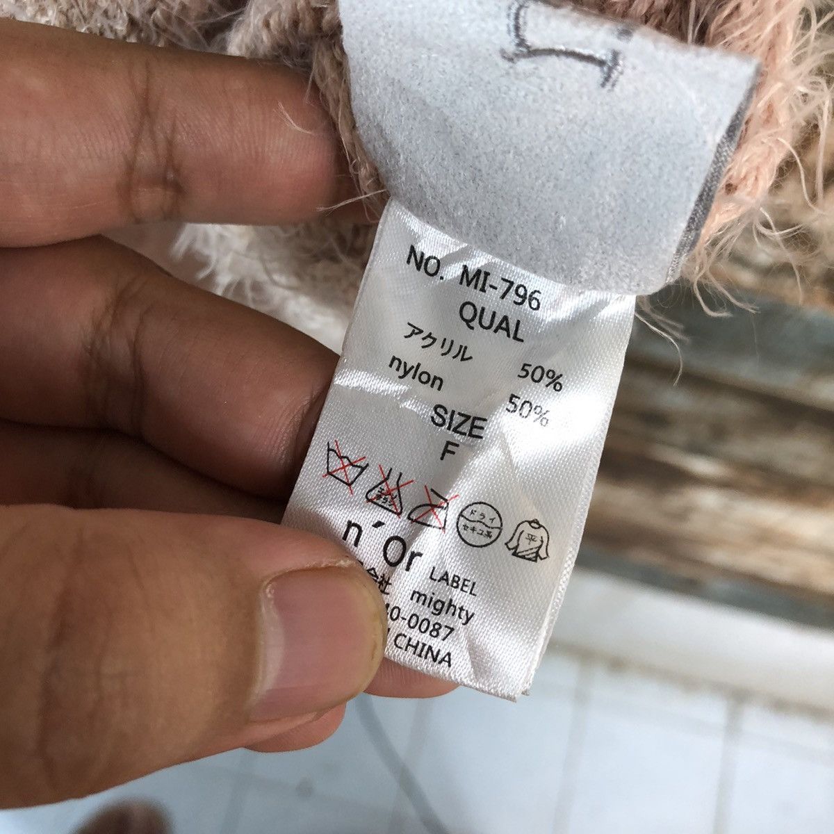 Homespun Knitwear DLL N’or Pink Mohair shaggy fur Knitwear #C420 Size XL / US 12-14 / IT 48-50 - 9 Thumbnail