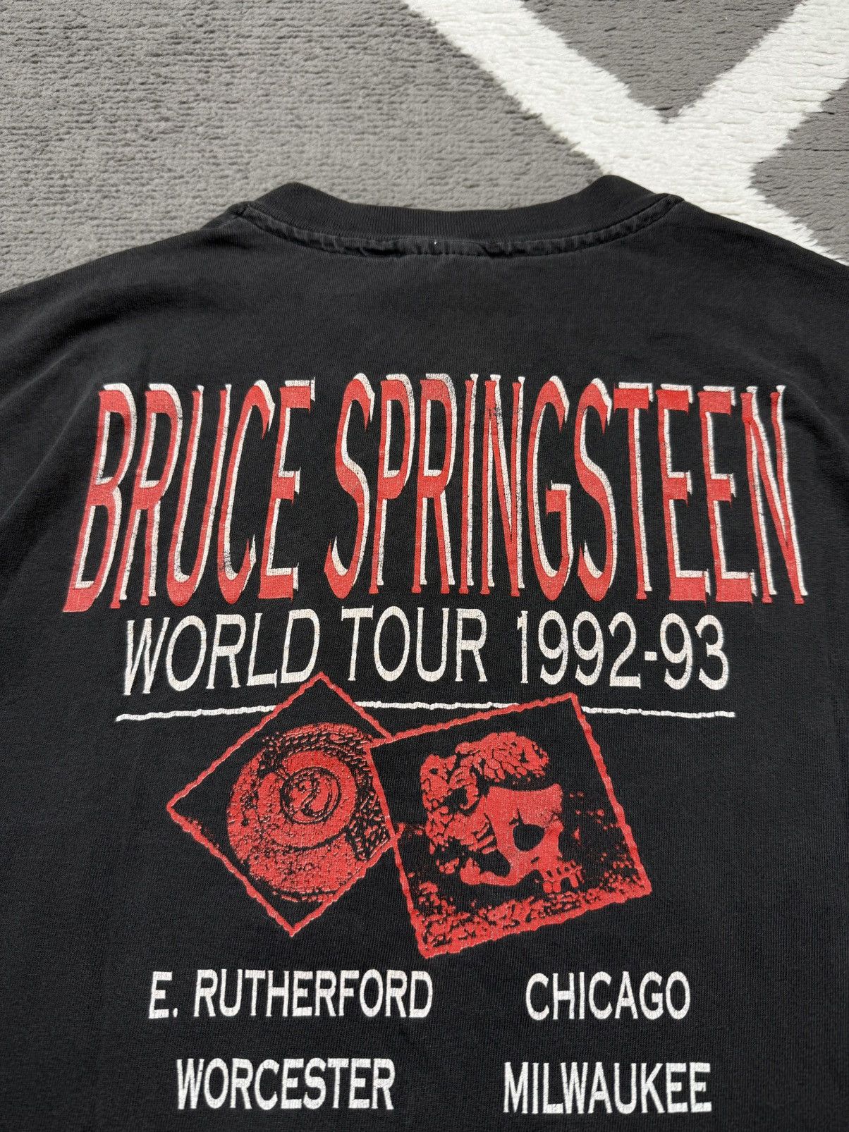 Band Tees Vintage 1992-93 Bruce Springsteen World Tour T-shirt Size US L / EU 52-54 / 3 - 16 Thumbnail
