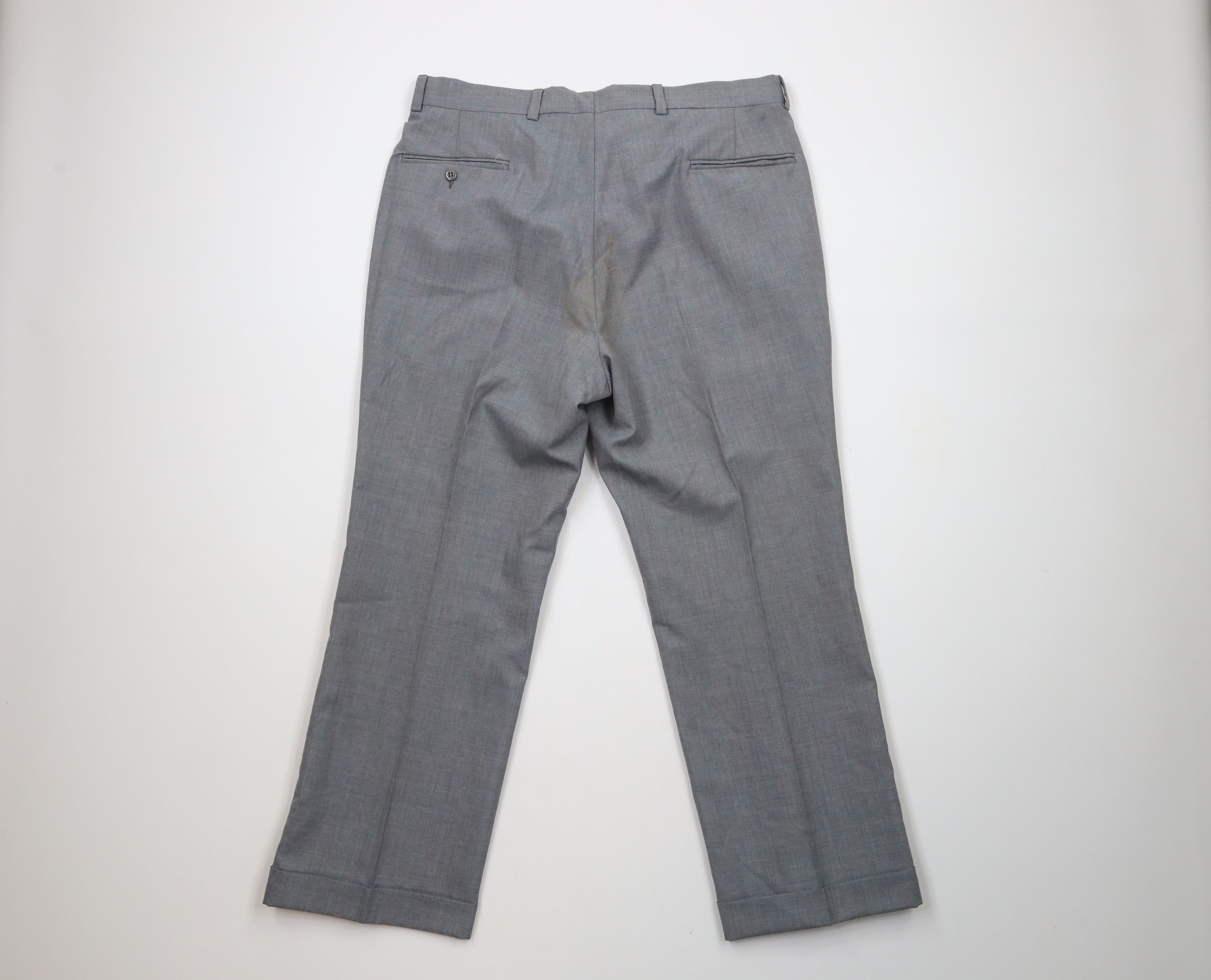 Vintage Vintage 70s Streetwear Rainbow Fleck Wool Blend Chino Pants Size US 36 / EU 52 - 9 Thumbnail