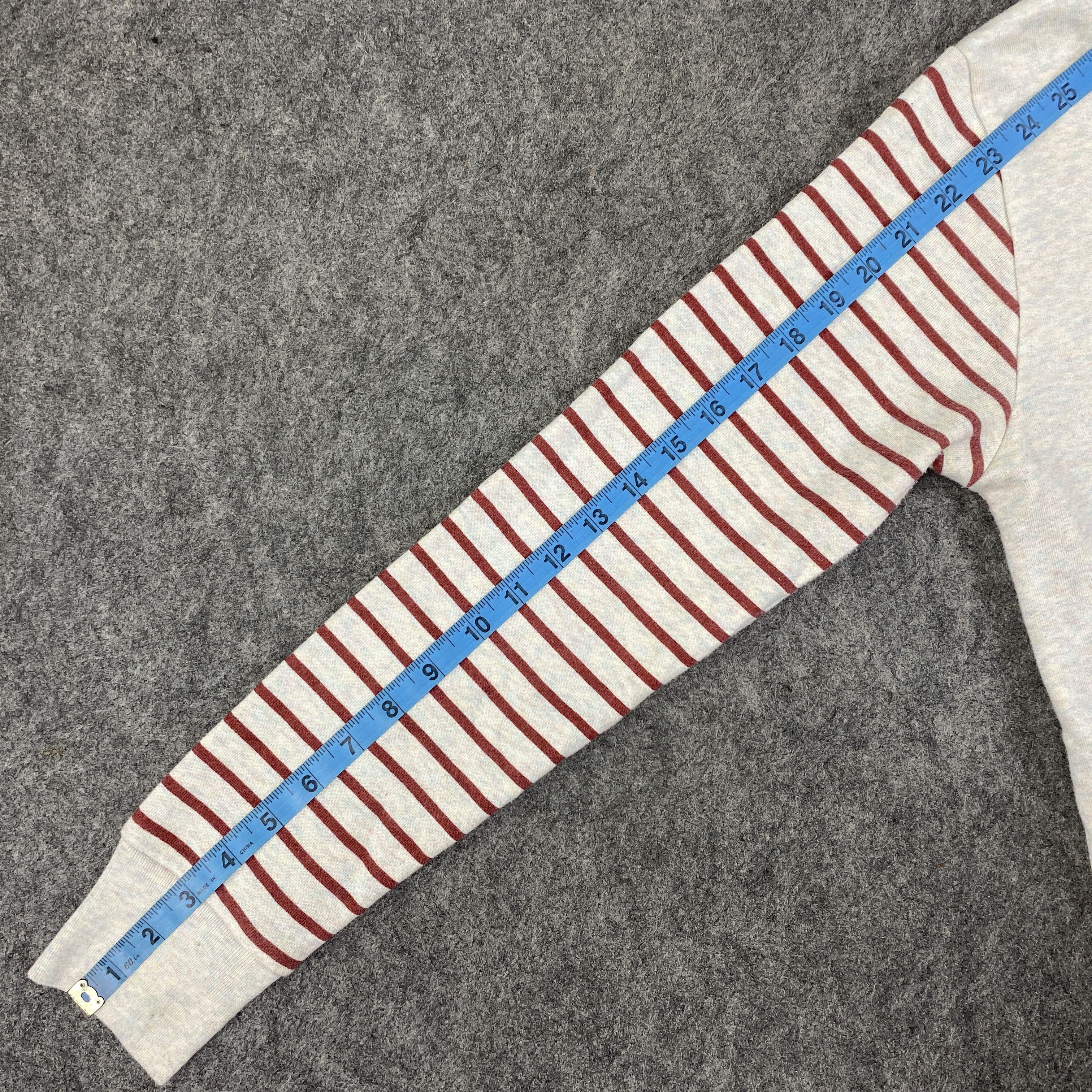 Japanese Brand Vintage Moomin Characters Stripe Sweatshirt - SW0112 Size S / US 4 / IT 40 - 4 Thumbnail