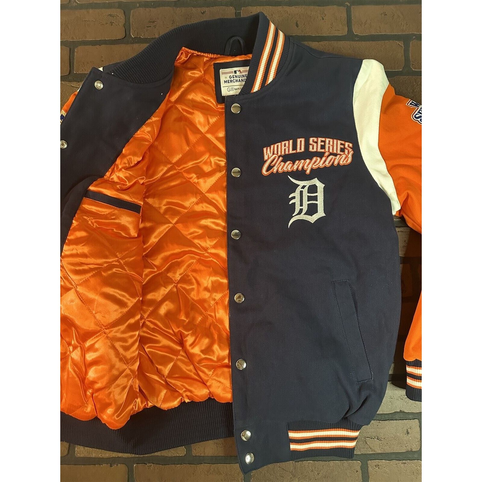 MLB DETROIT TIGERS 4X World Series Jacket- Never Worn- S-2XL Size US L / EU 52-54 / 3 - 6 Thumbnail