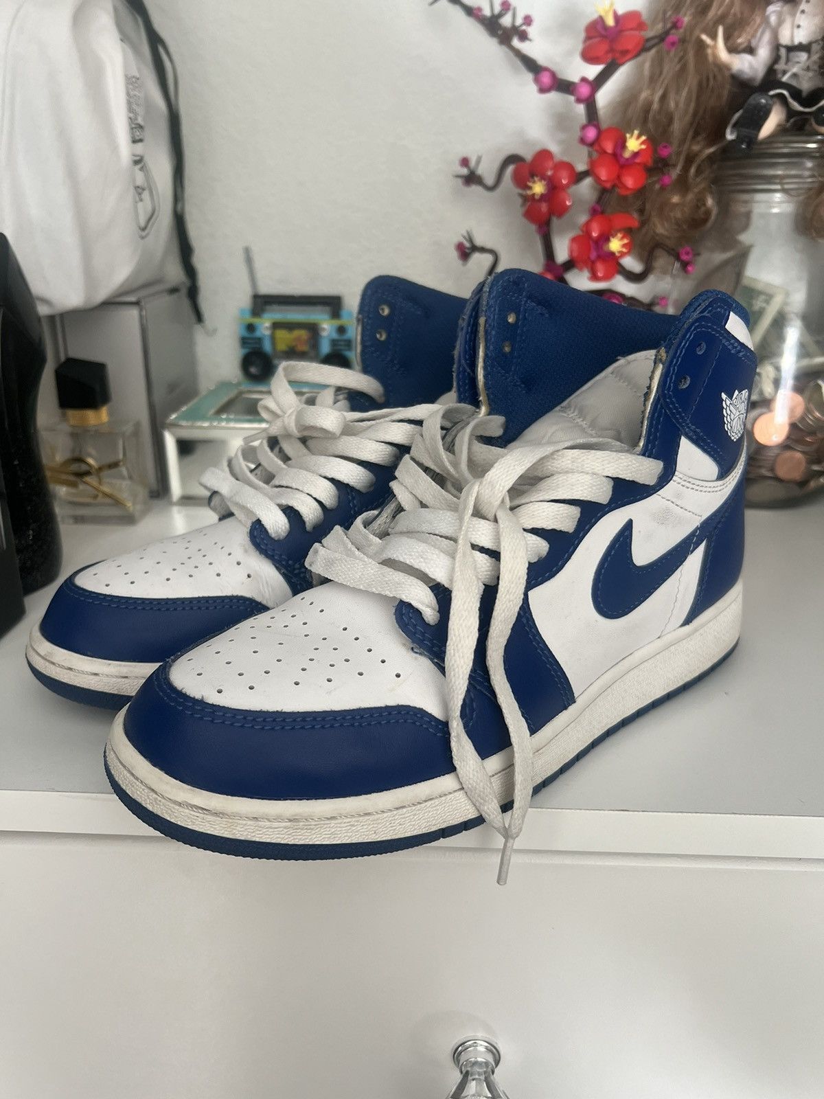 Jordan Brand Jordan Nike Air Jordan 1 Retro Storm Blue Size US 7 / EU 40 - 4 Thumbnail