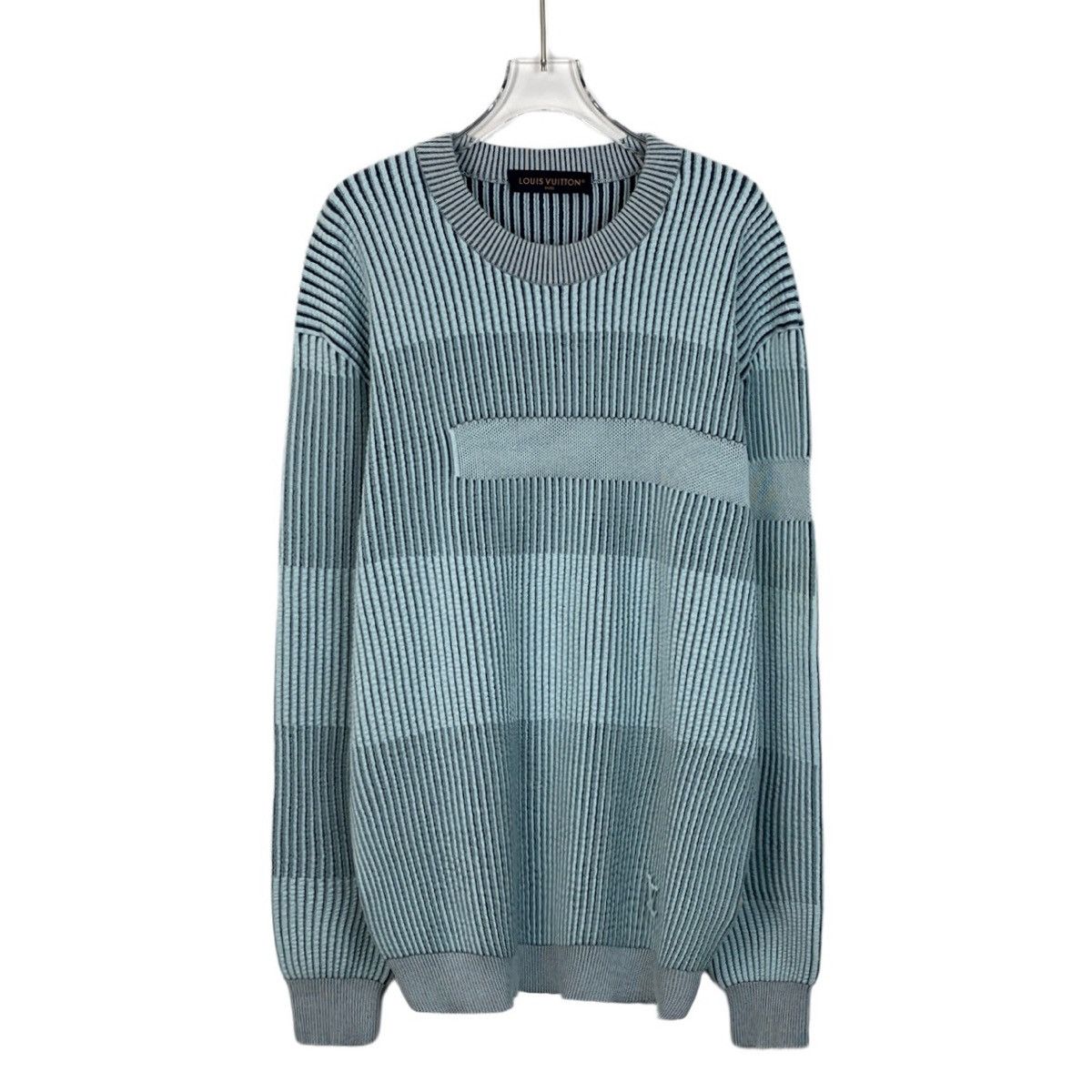 Louis Vuitton Louis Vuitton Striped Intarsia Crew Neck Knit Sweater K26WX Size US XXL / EU 58 / 5 - 1 Thumbnail