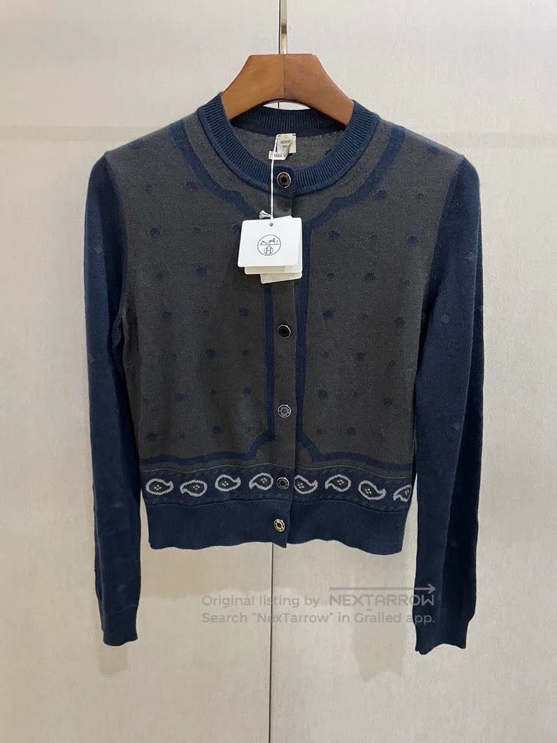 Hermes Hermes 22 Fall/Winter Knit Cardigan Size XS / US 0-2 / IT 36-38 - 1 Thumbnail
