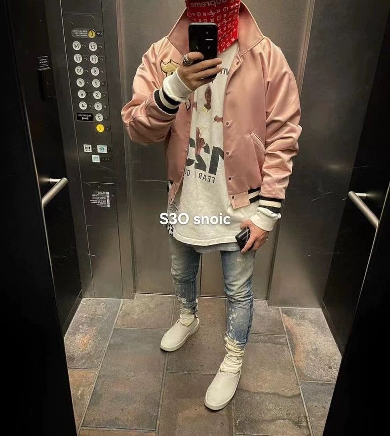 Fear of God Fear of God Pink medal jacket Size US M / EU 48-50 / 2 - 9 Thumbnail
