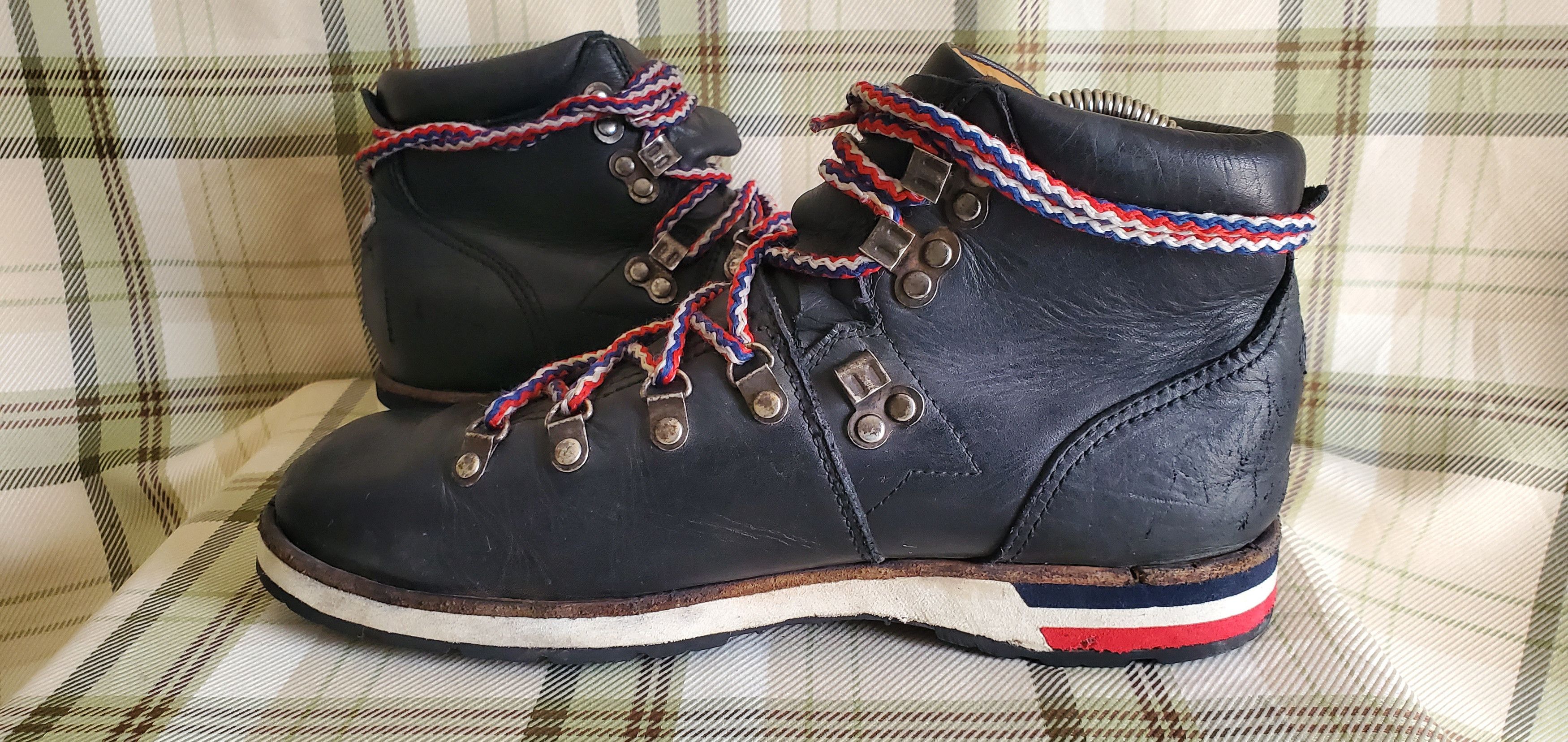 Moncler Moncler Black Leather Hiking Ankle Boots Size US 7.5 / EU 40-41 - 6 Thumbnail