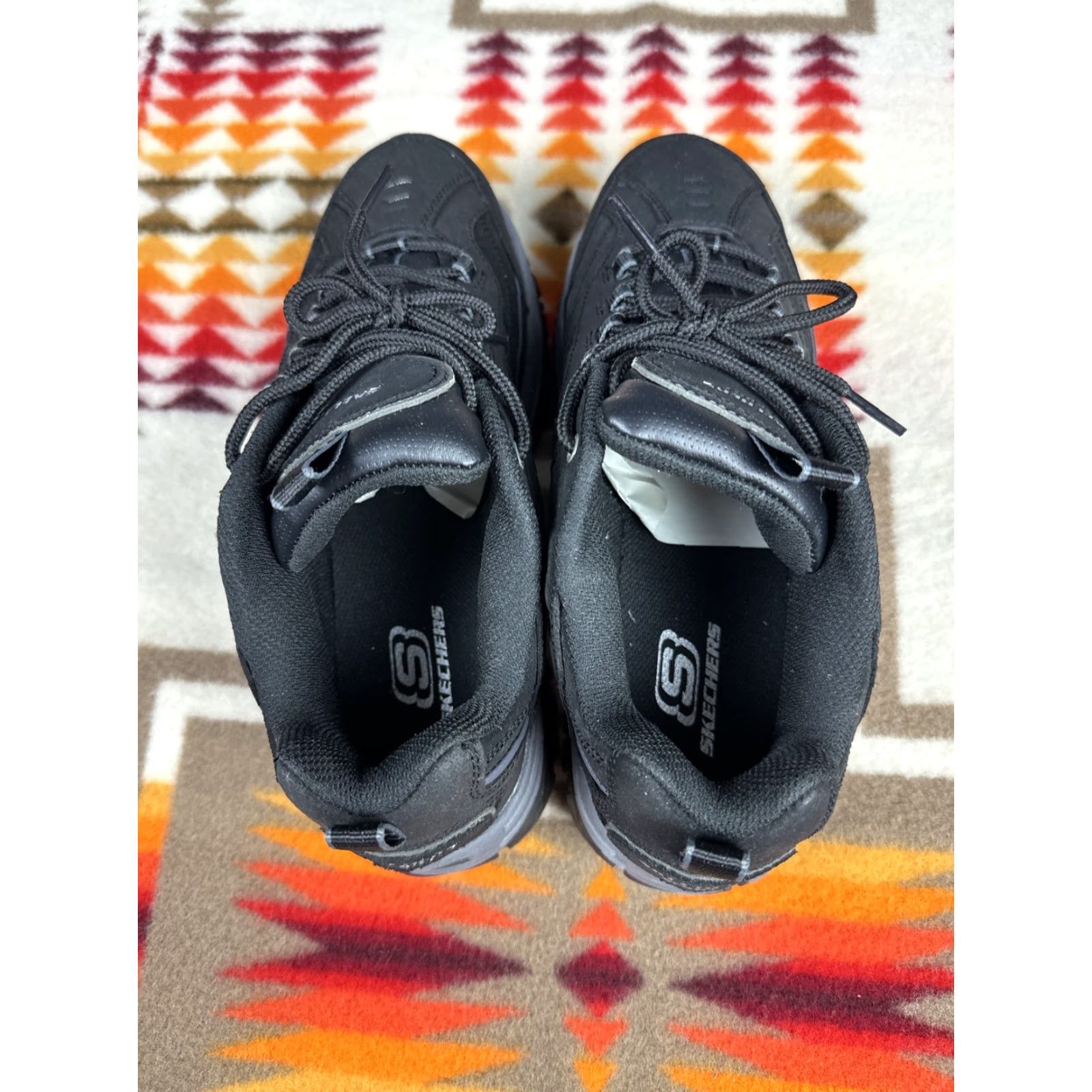 SKECHERS SKECHERS Energy Afterburn Lace-Up Sneaker Mens Sz 10 Black White Boxer Shoes? Size US 10 / EU 43 - 7 Thumbnail