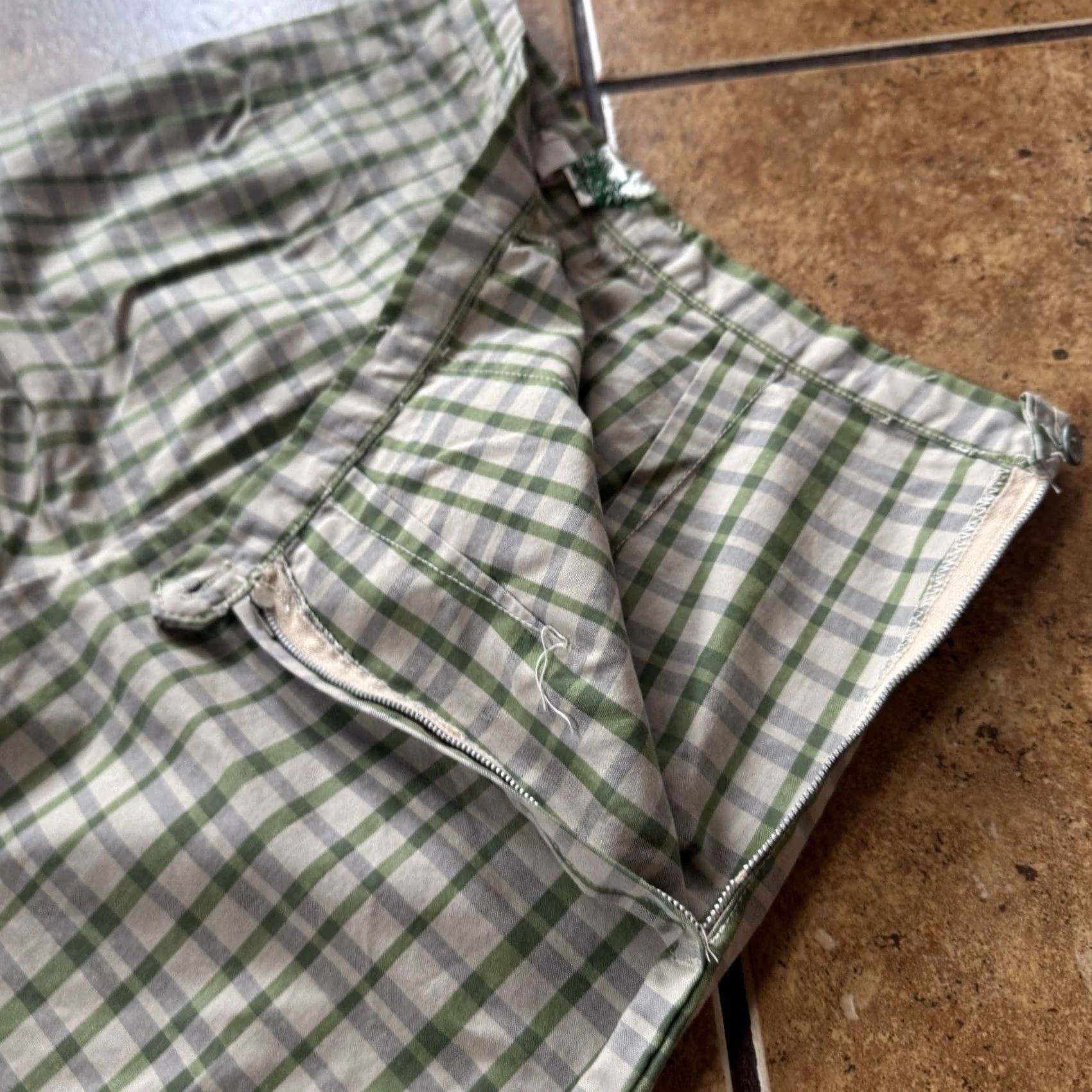 Vintage 1950s Side ZIP Pants Westernwear 40s Clam Digger Women’s plaid 26x19 Denim Ranch Maid Mens Womens Girls Boys Size 26" / US 2 / IT 38 - 2 Thumbnail