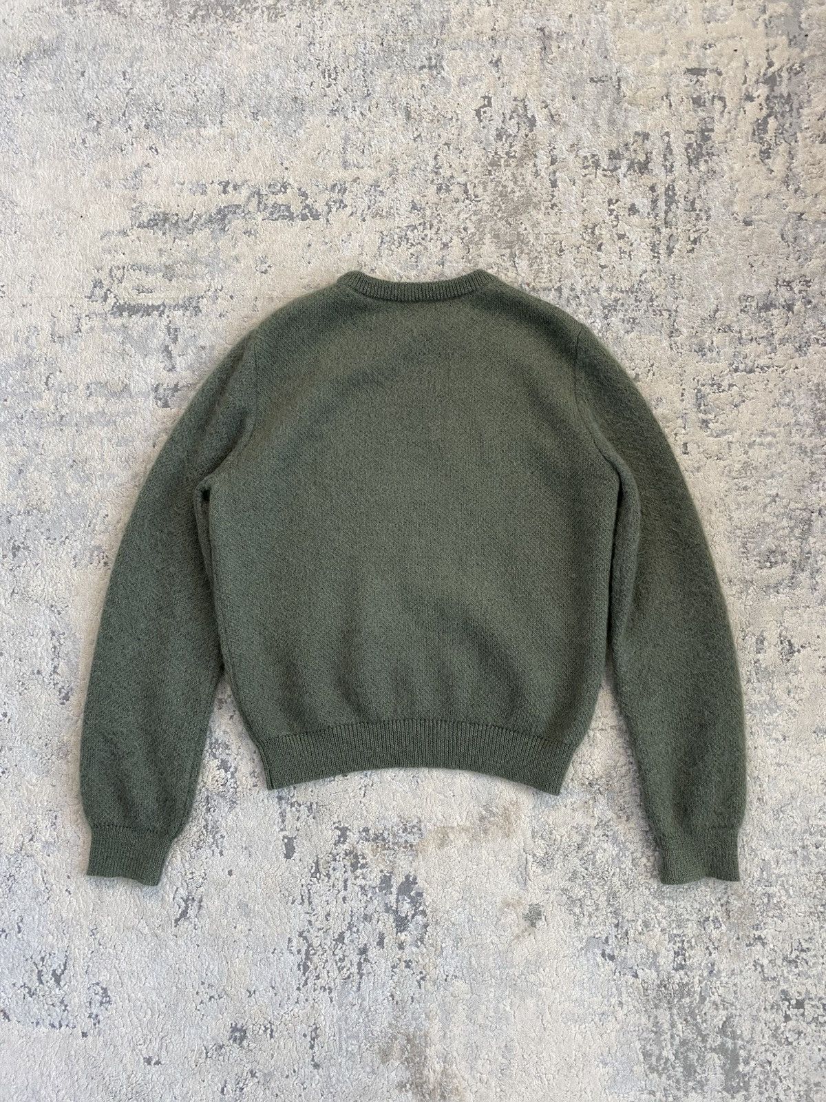 Saint Laurent Paris Saint Laurent - 2014 Mohair Sweater Green Size US M / EU 48-50 / 2 - 4 Thumbnail