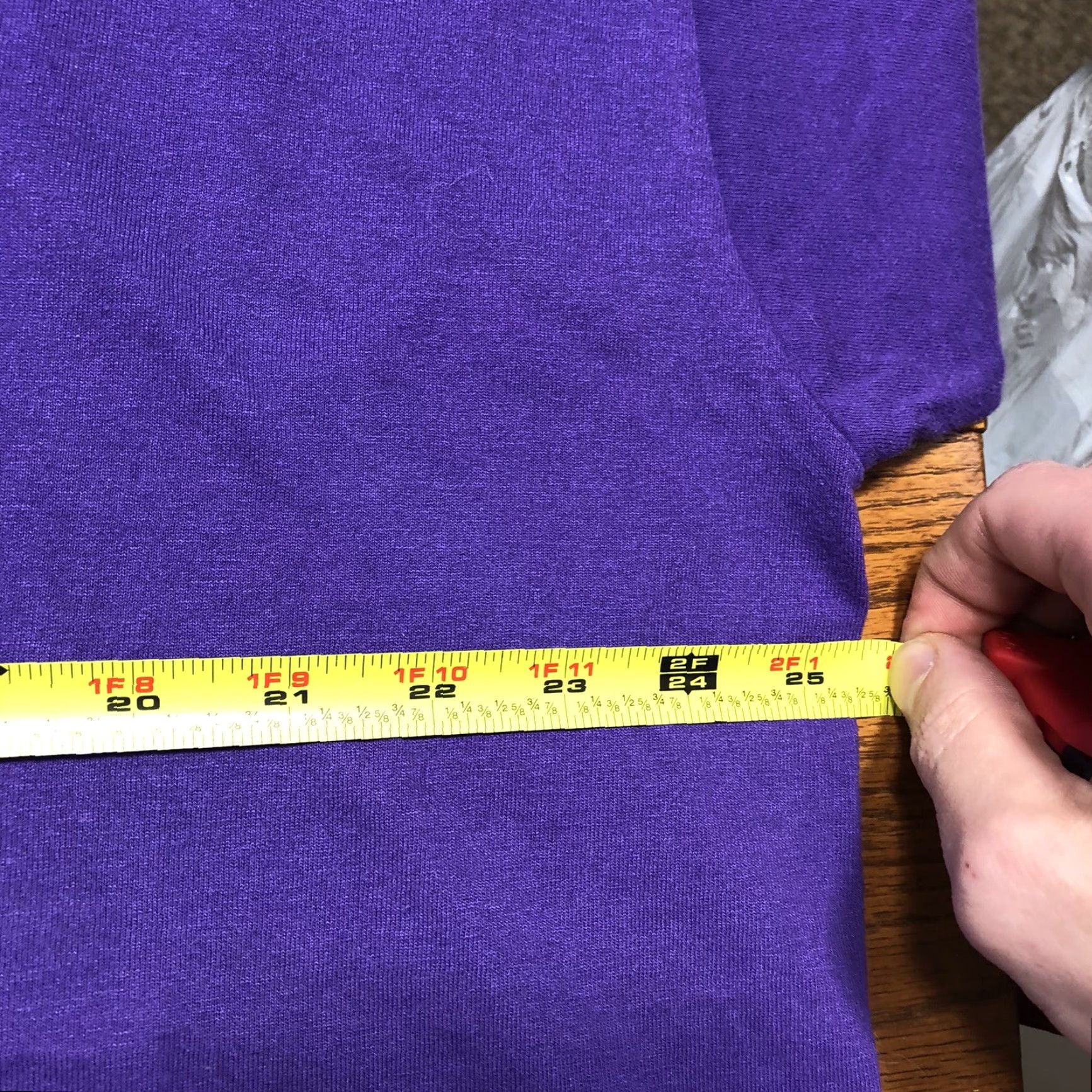Fruit Of The Loom VINTAGE Fruit of the Loom T-Shirt Short Sleeve Crew Neck 2XL Purple USA Made 80s 90s Moon Light Up The Night Size US XXL / EU 58 / 5 - 8 Thumbnail
