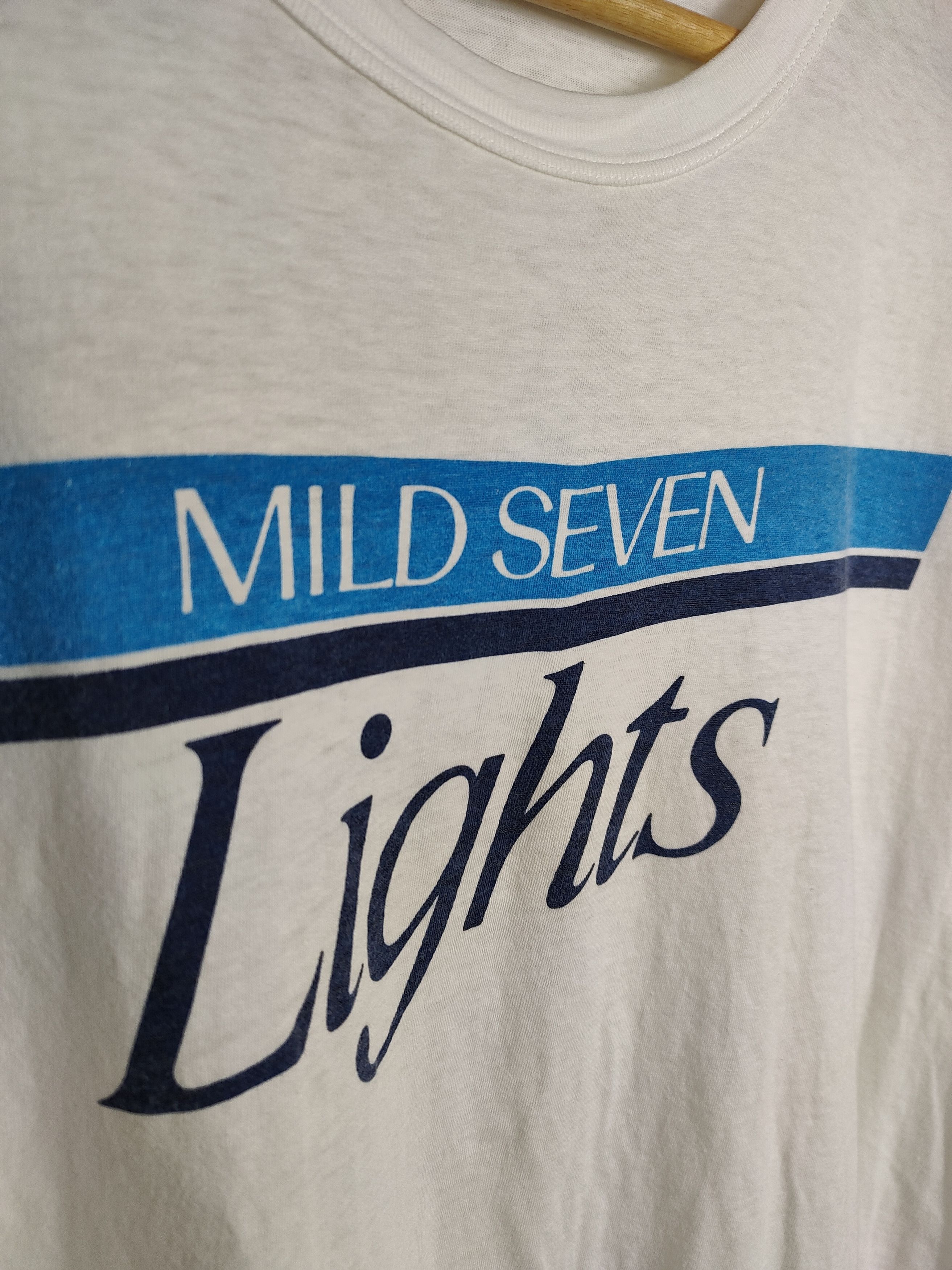 Vintage Vintage 90s Mild Seven Light big logo Shirt Size US M / EU 48-50 / 2 - 3 Thumbnail