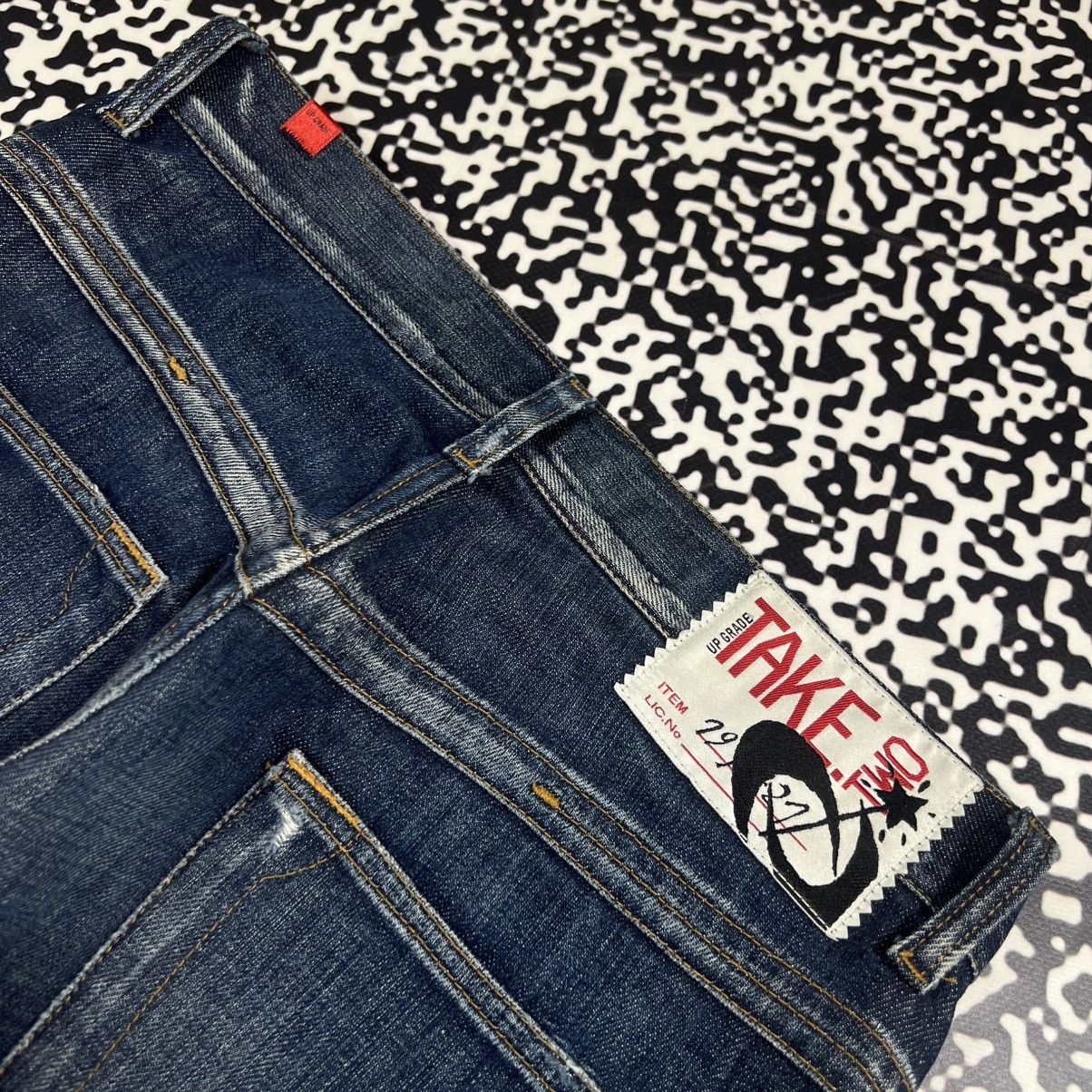 Japanese Brand Vintage Y2K Take Two Japanese Style Wide Retro Jeans Size 28" / US 6 / IT 42 - 8 Thumbnail
