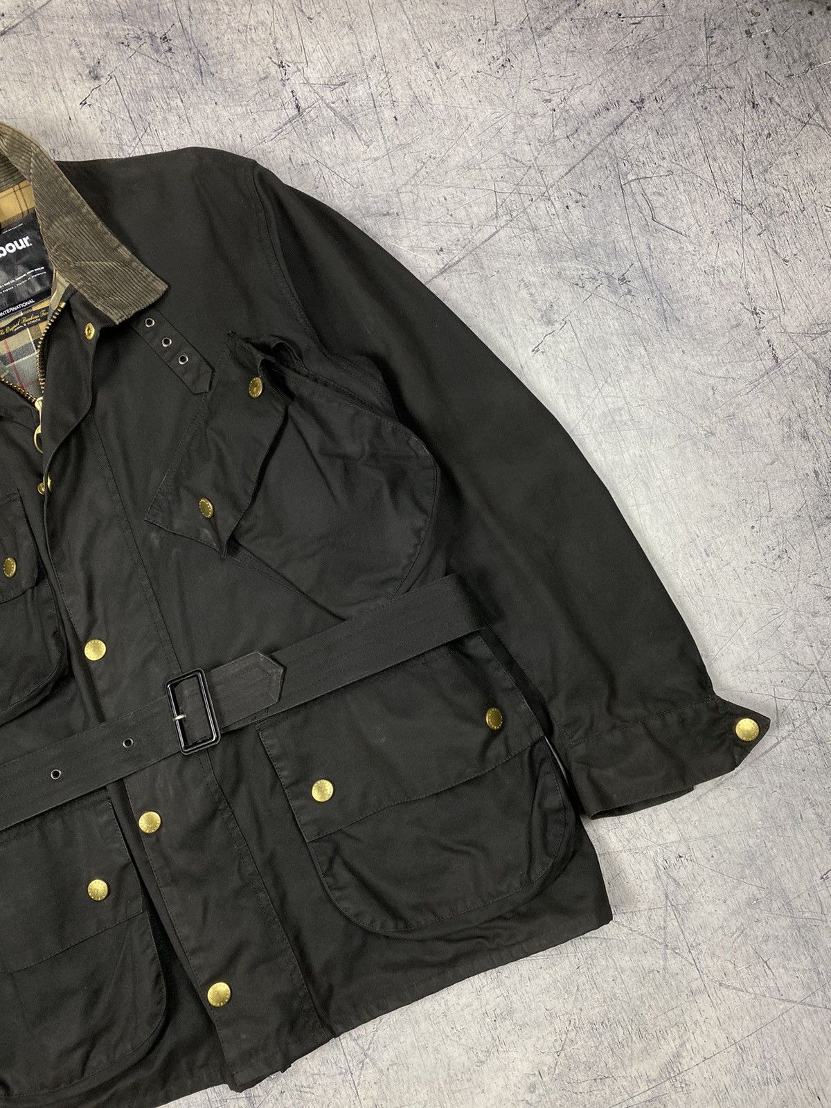 Vintage Barbour International A7 Waxed Jacket