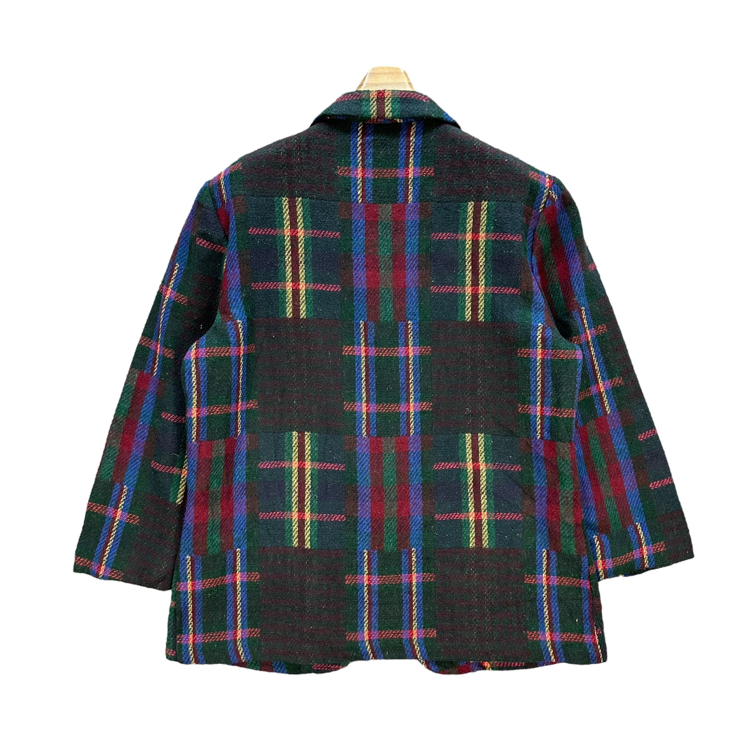 Casablanca Vintage CASABLANCA Single Button Checked Blazer #A74-1798 Size L / US 10 / IT 46 - 11 Thumbnail