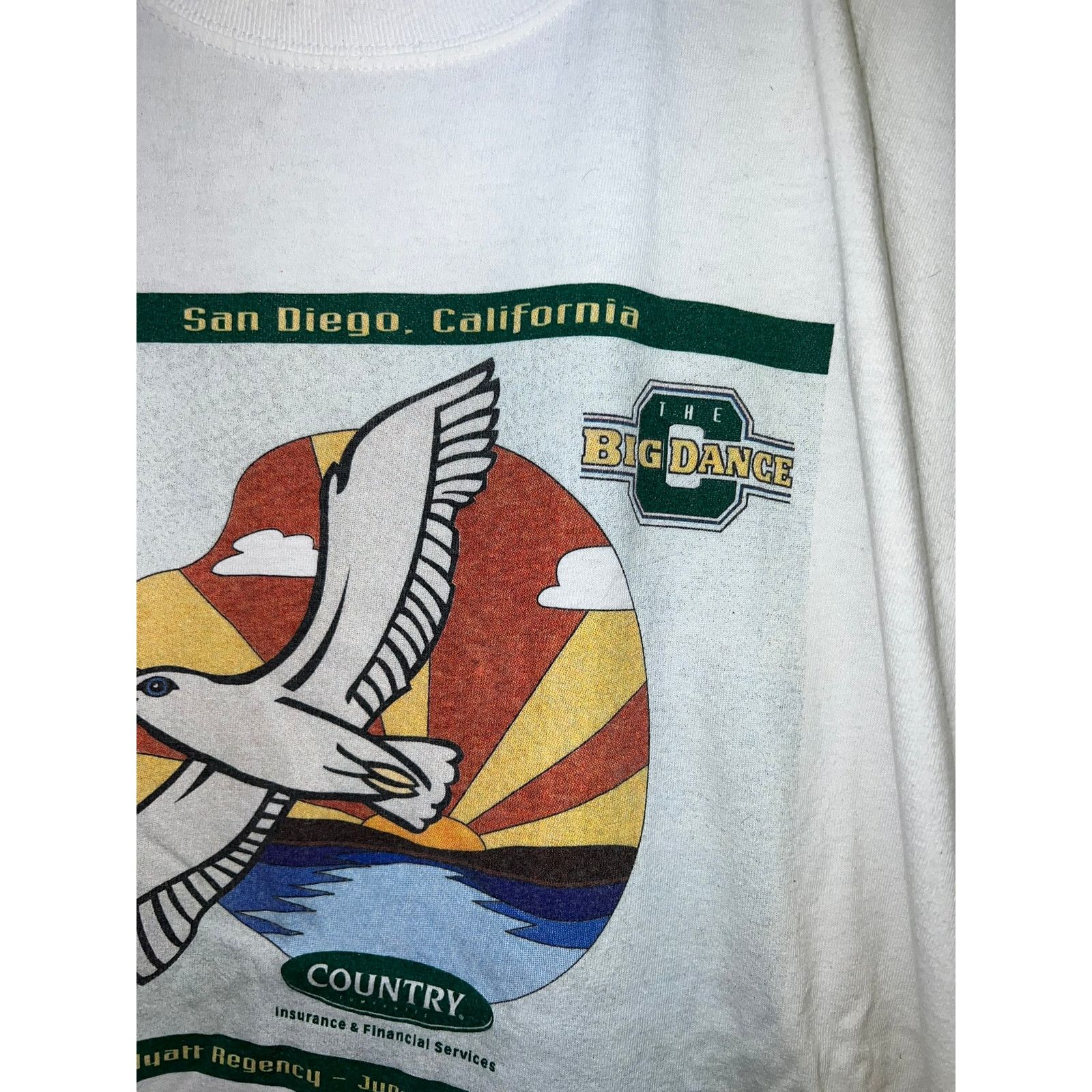 Anvil Vintage San Diego Shirt The Big Dance Country Hyatt Tee 2XL Size US XXL / EU 58 / 5 - 4 Thumbnail