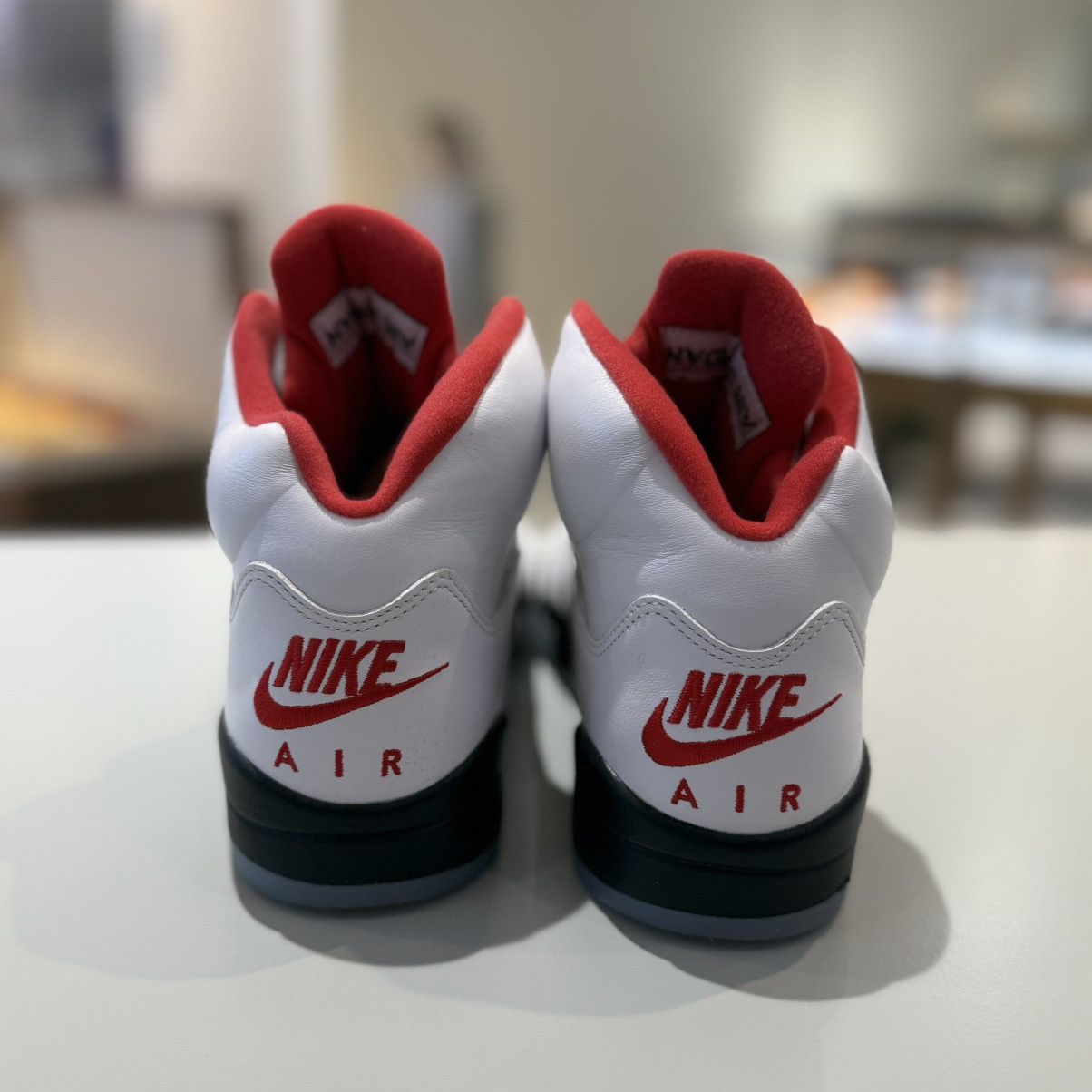 Jordan Brand Air Jordan 5 Retro Fire Red Silver Tongue (2020) Size US 7.5 / EU 40-41 - 5 Thumbnail